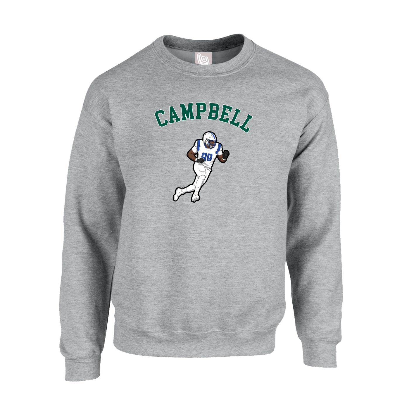 Fleece Crew — Shirsey Arch in Grey