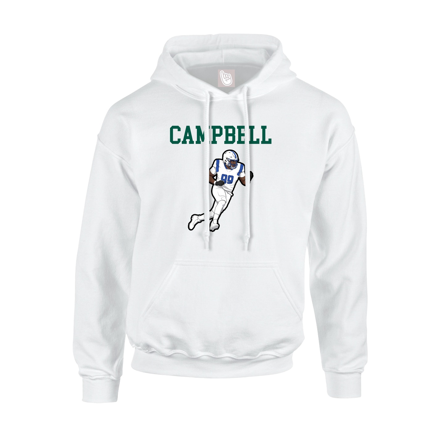 Hoodie — Shirsey in White