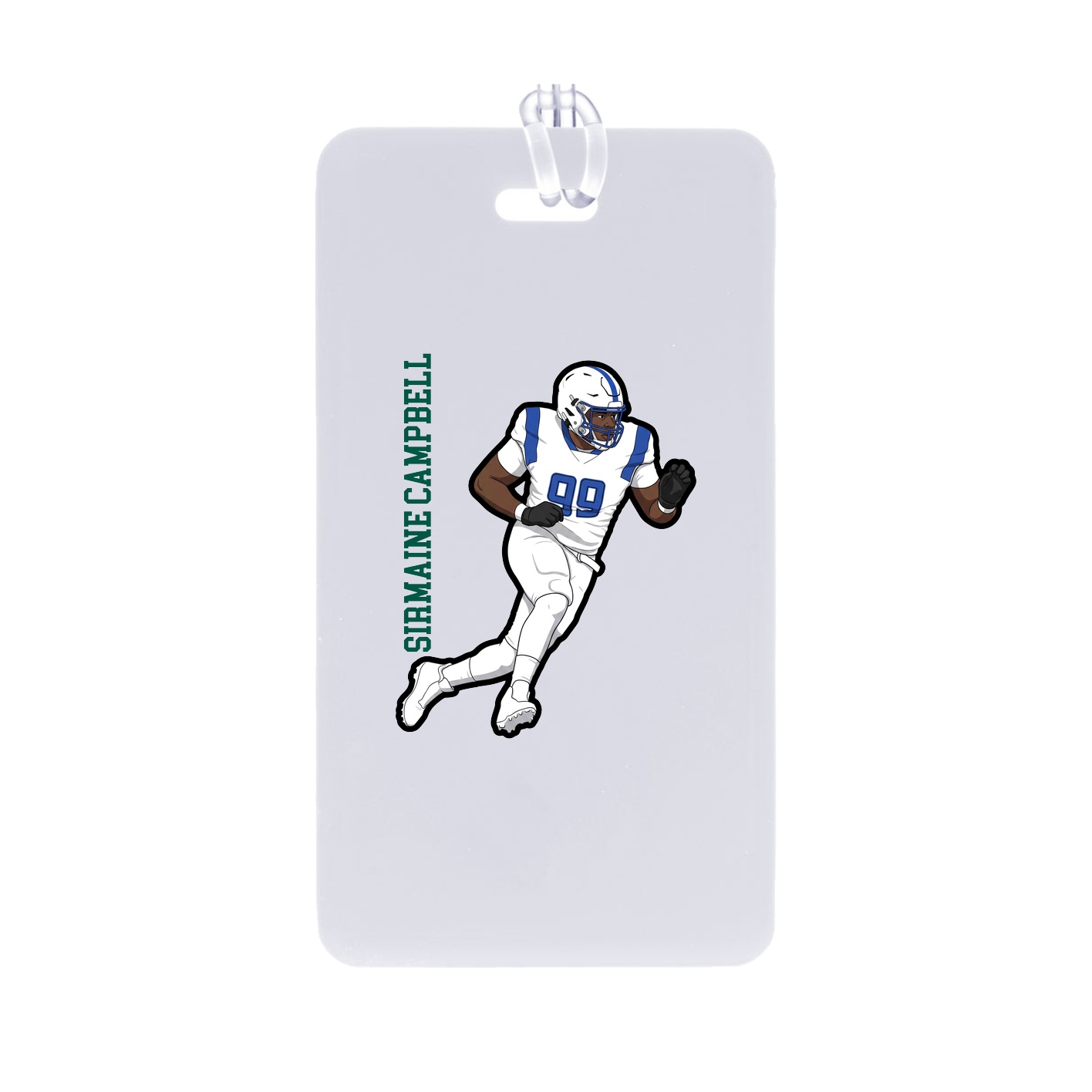Bag Tag — Name Vertical in Classic