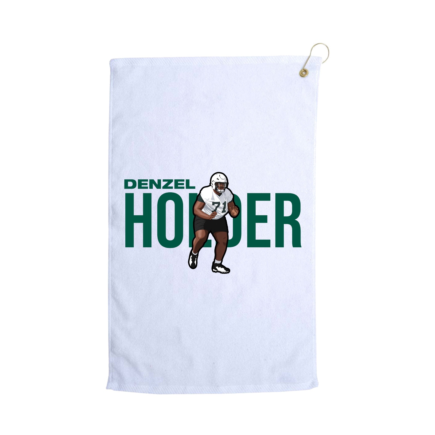 Golf Towel — Player Name in White