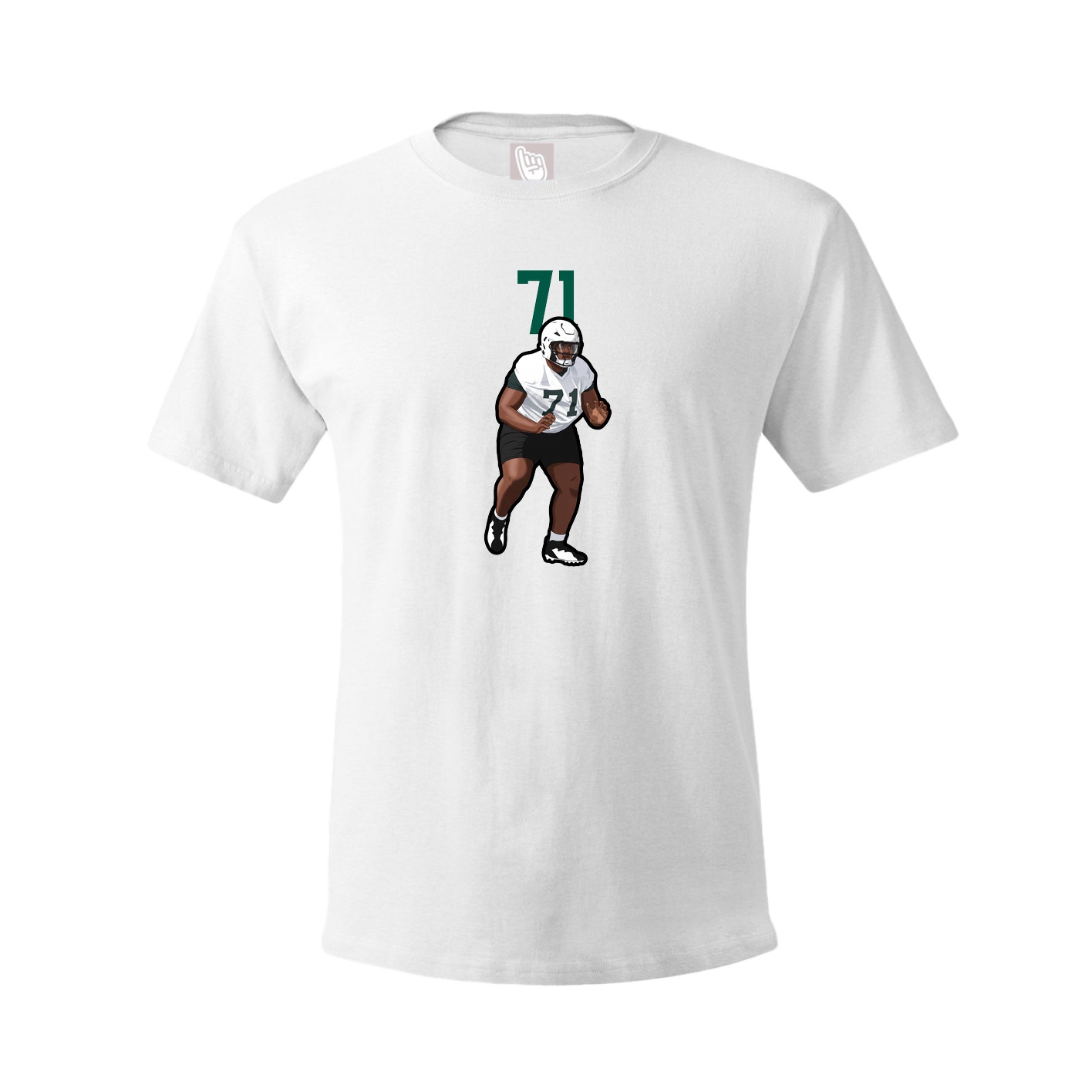 Tee — Number Top in White