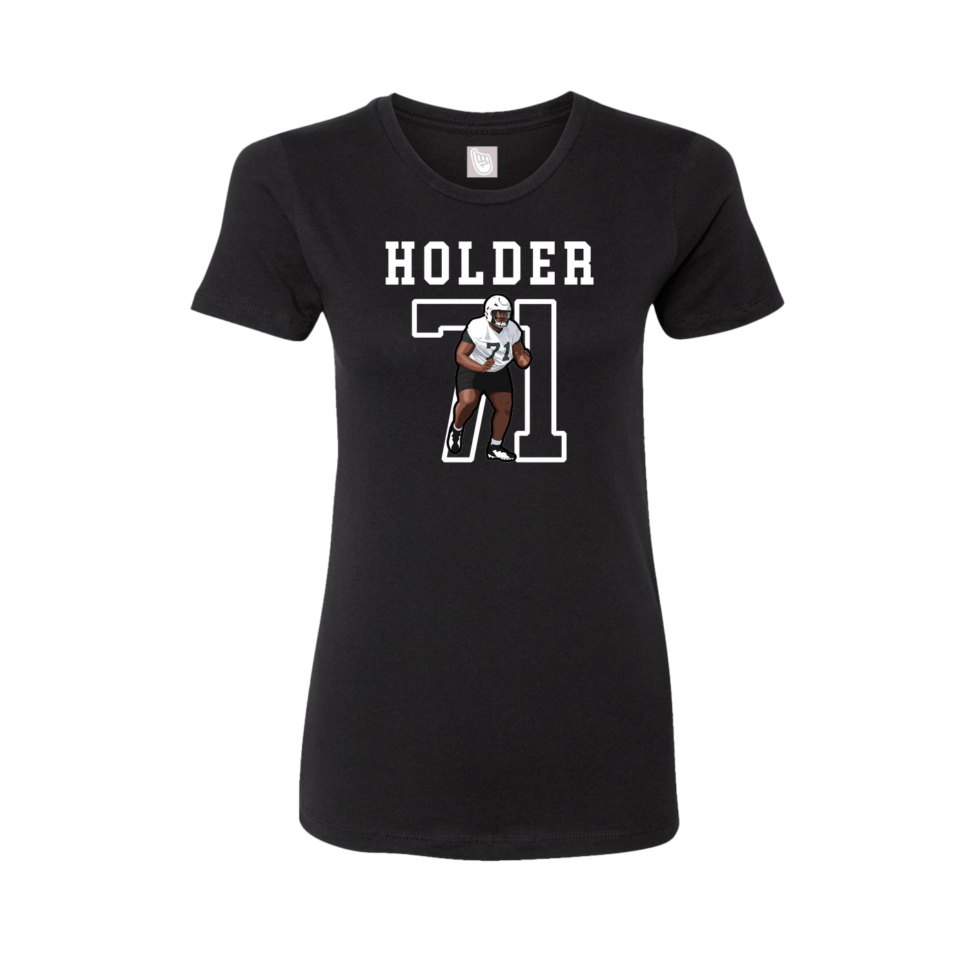 Fitted Women's Tee — Shirsey in Black