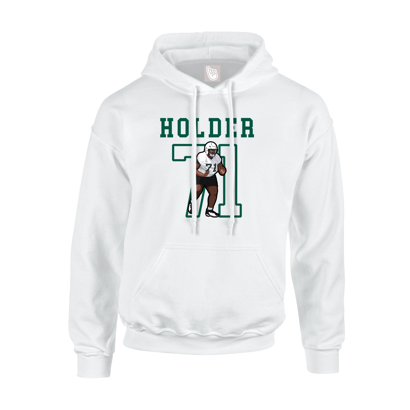 Youth Hoodie — Shirsey in White