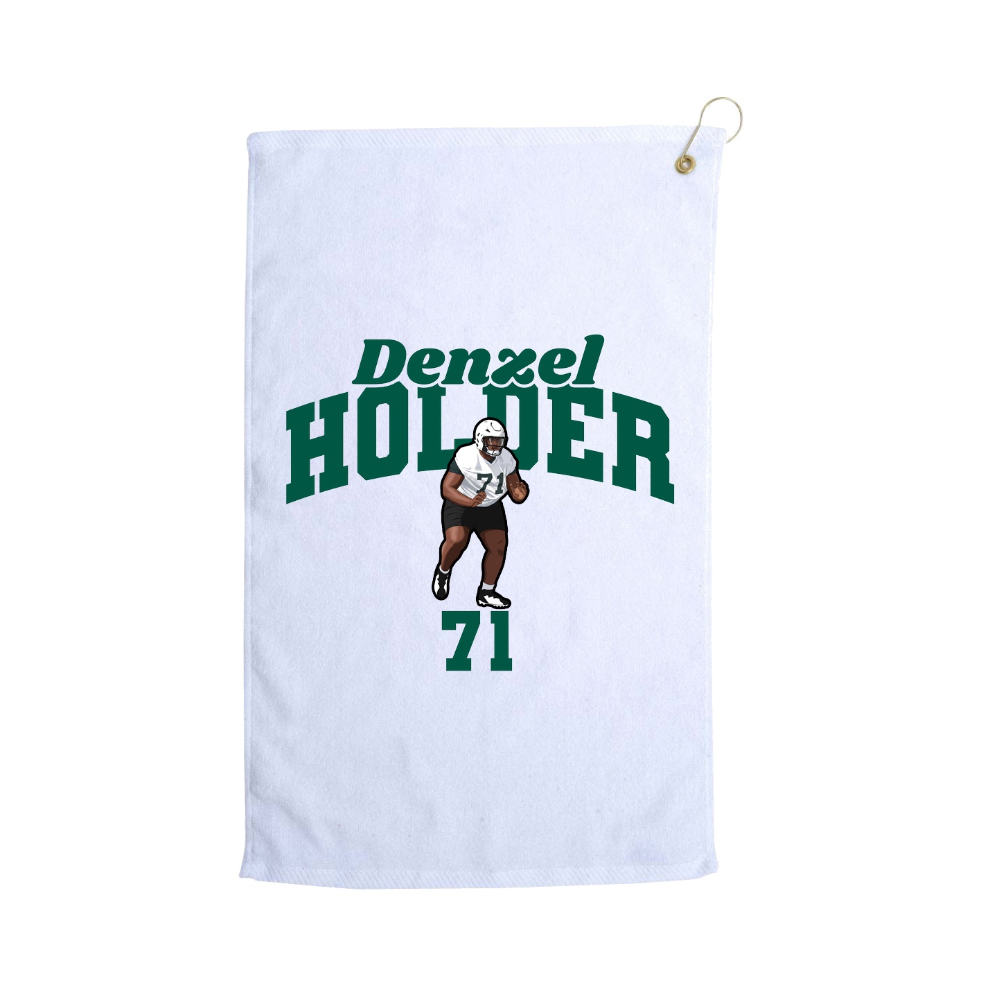 Golf Towel — Signature Arch in White
