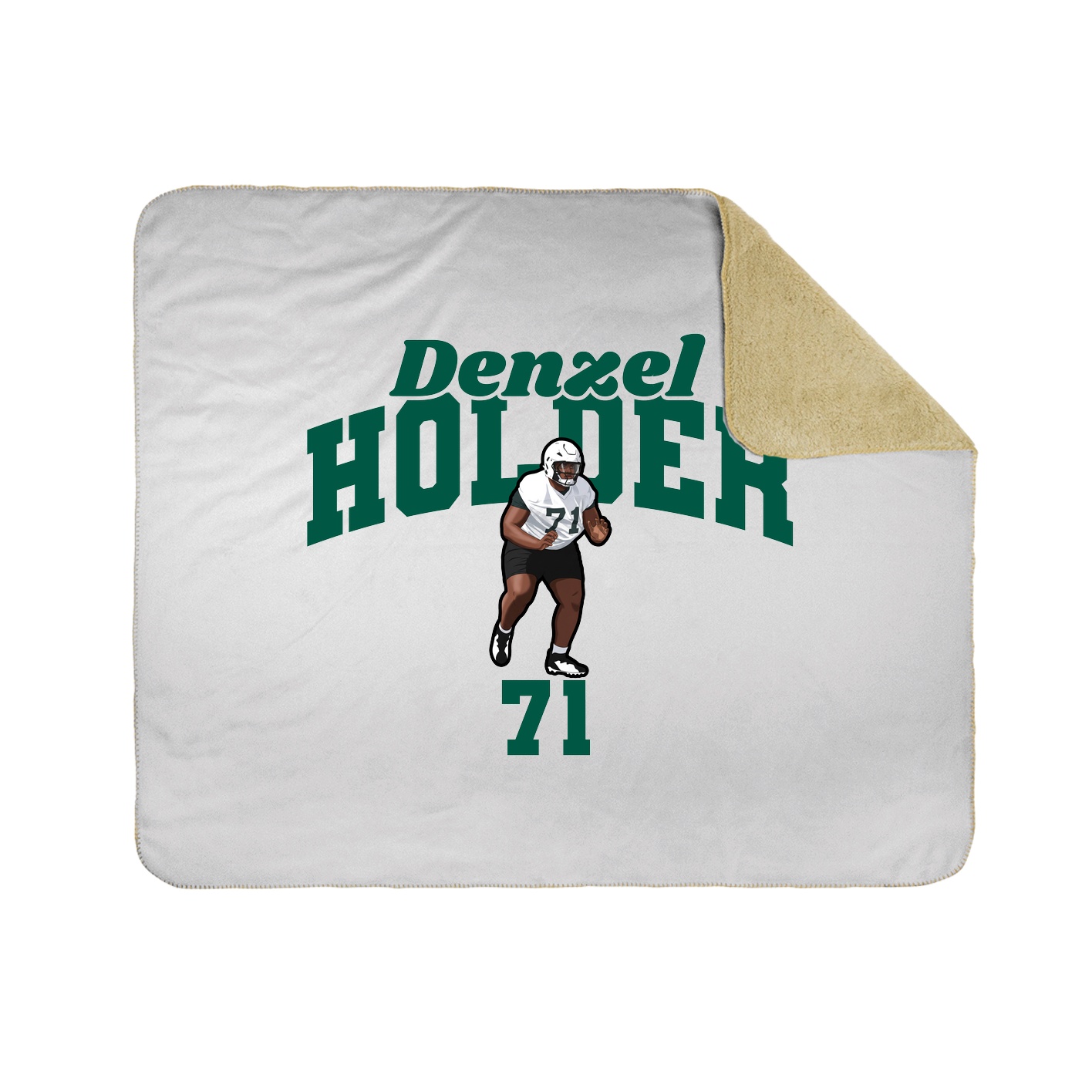Throw Blanket — Signature Arch in White