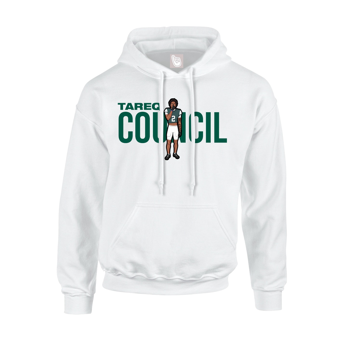 Hoodie — Player Name in White