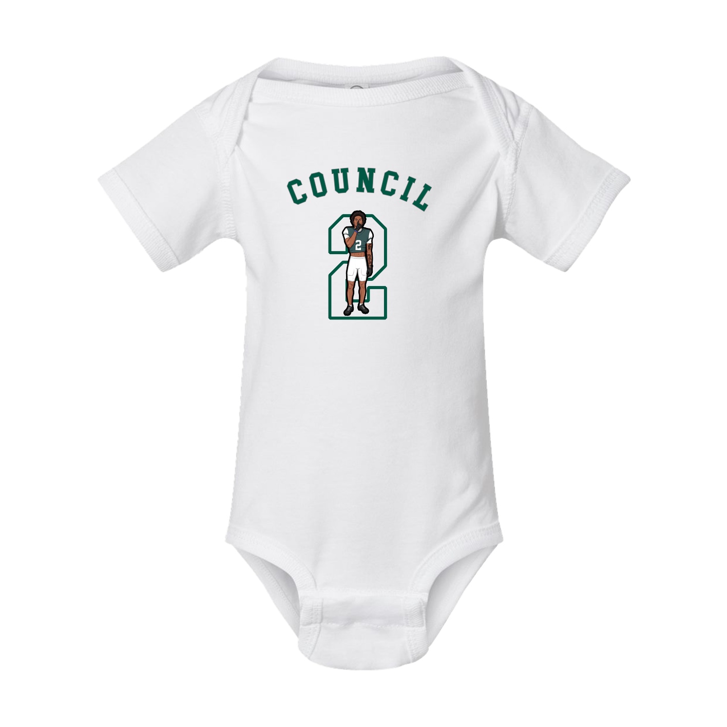 Baby Onesie — Shirsey Arch in White
