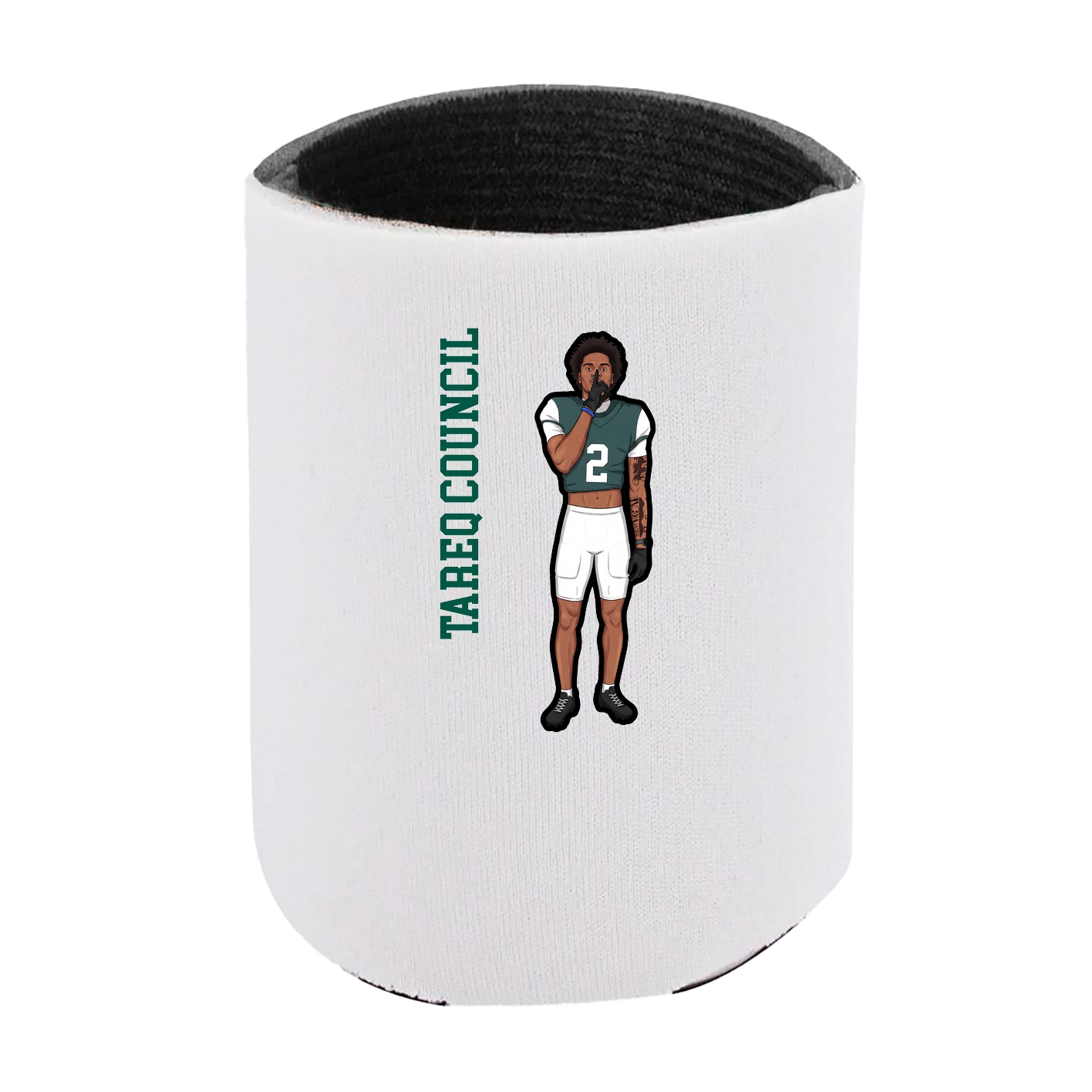 Can Holder — Name Vertical in White