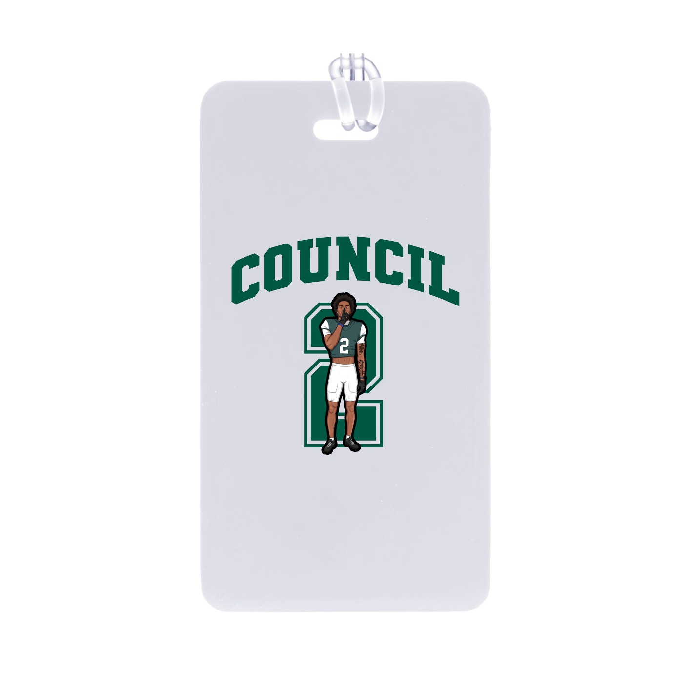 Bag Tag — Number in Classic