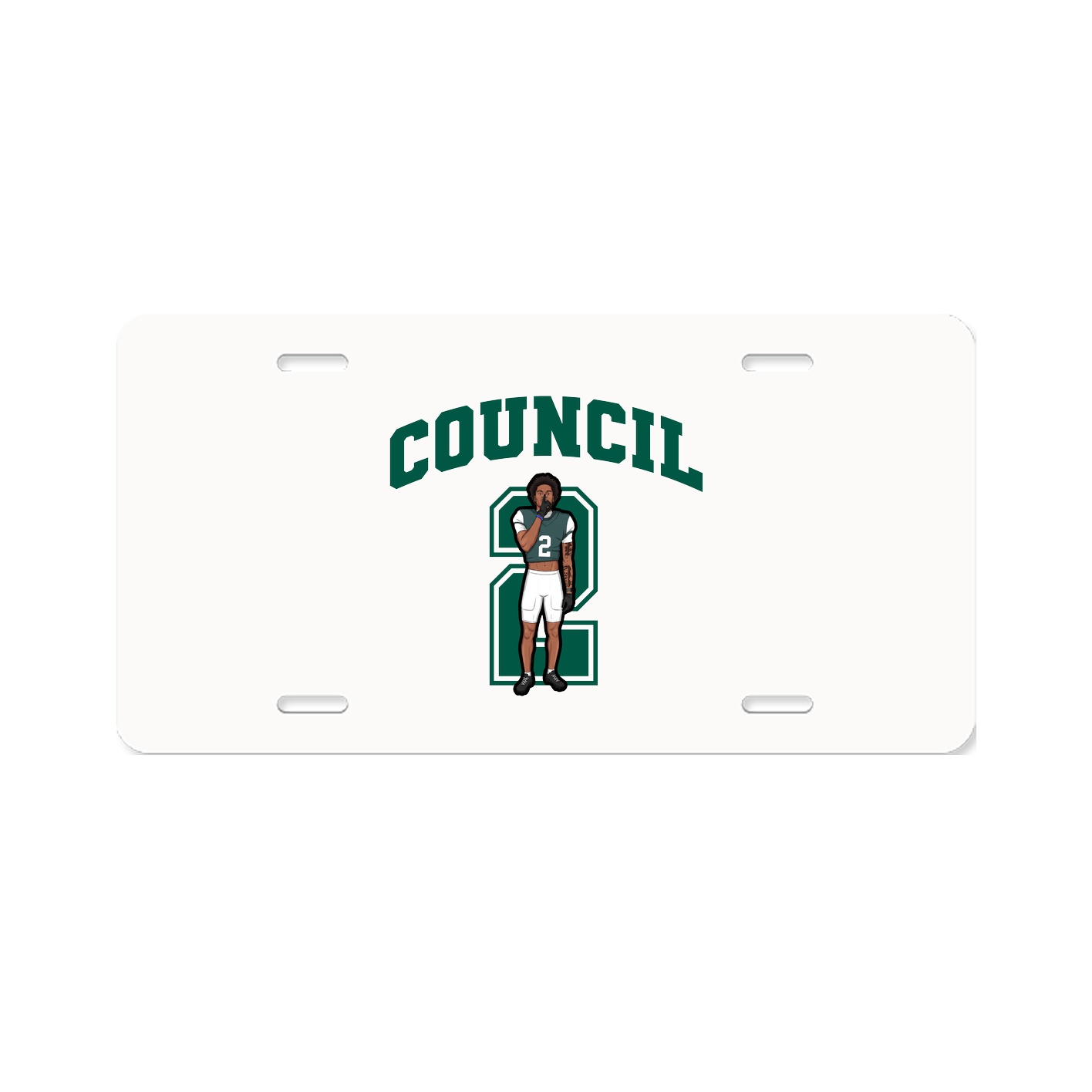License Plate — Number in Classic