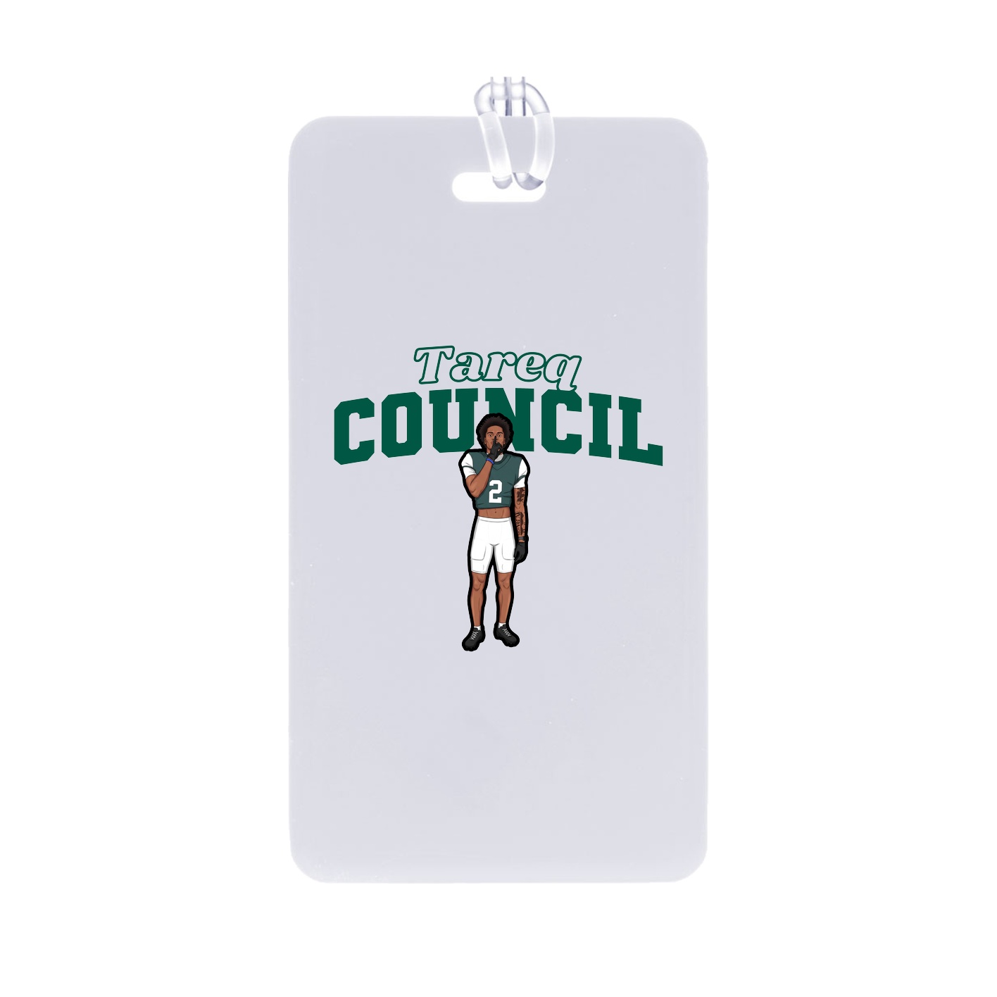 Bag Tag — Name Arch in Classic