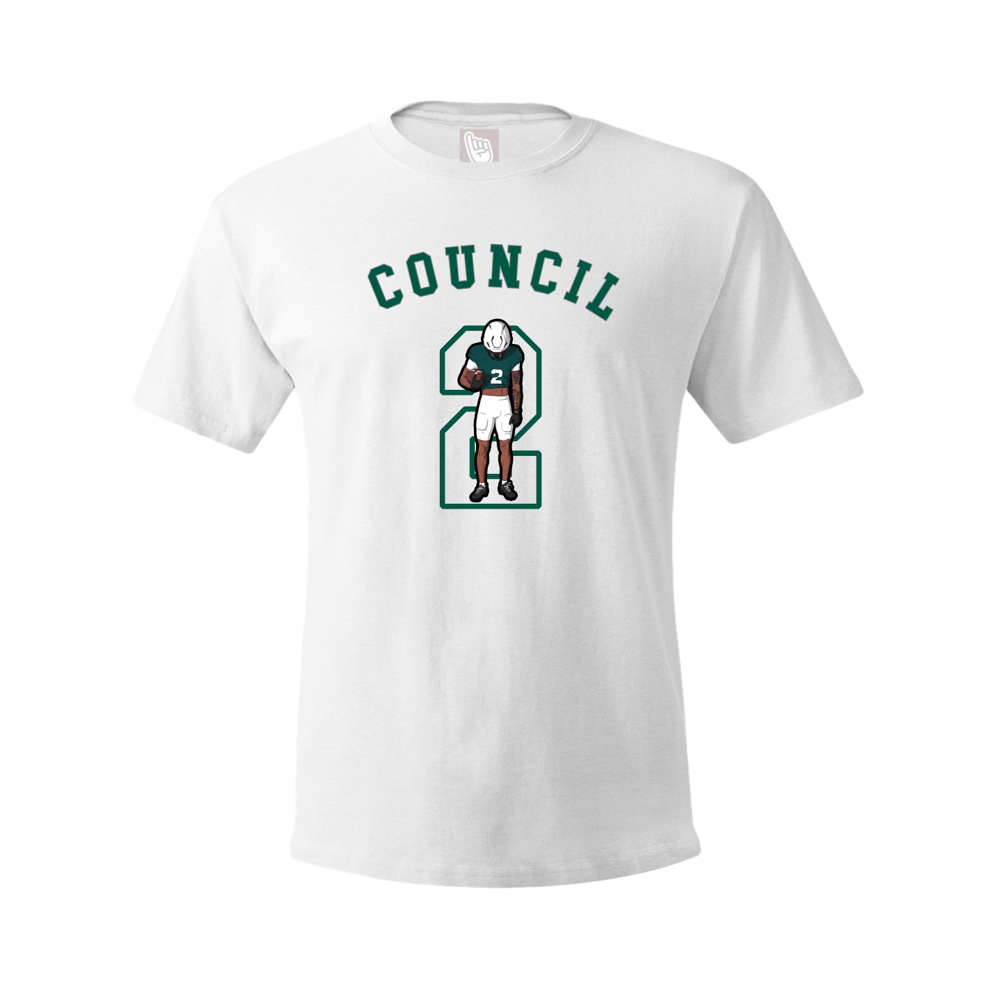 Tee — Shirsey Arch in White