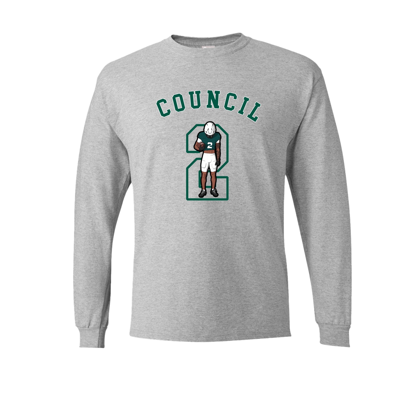 Long Sleeve Tee — Shirsey Arch in Grey