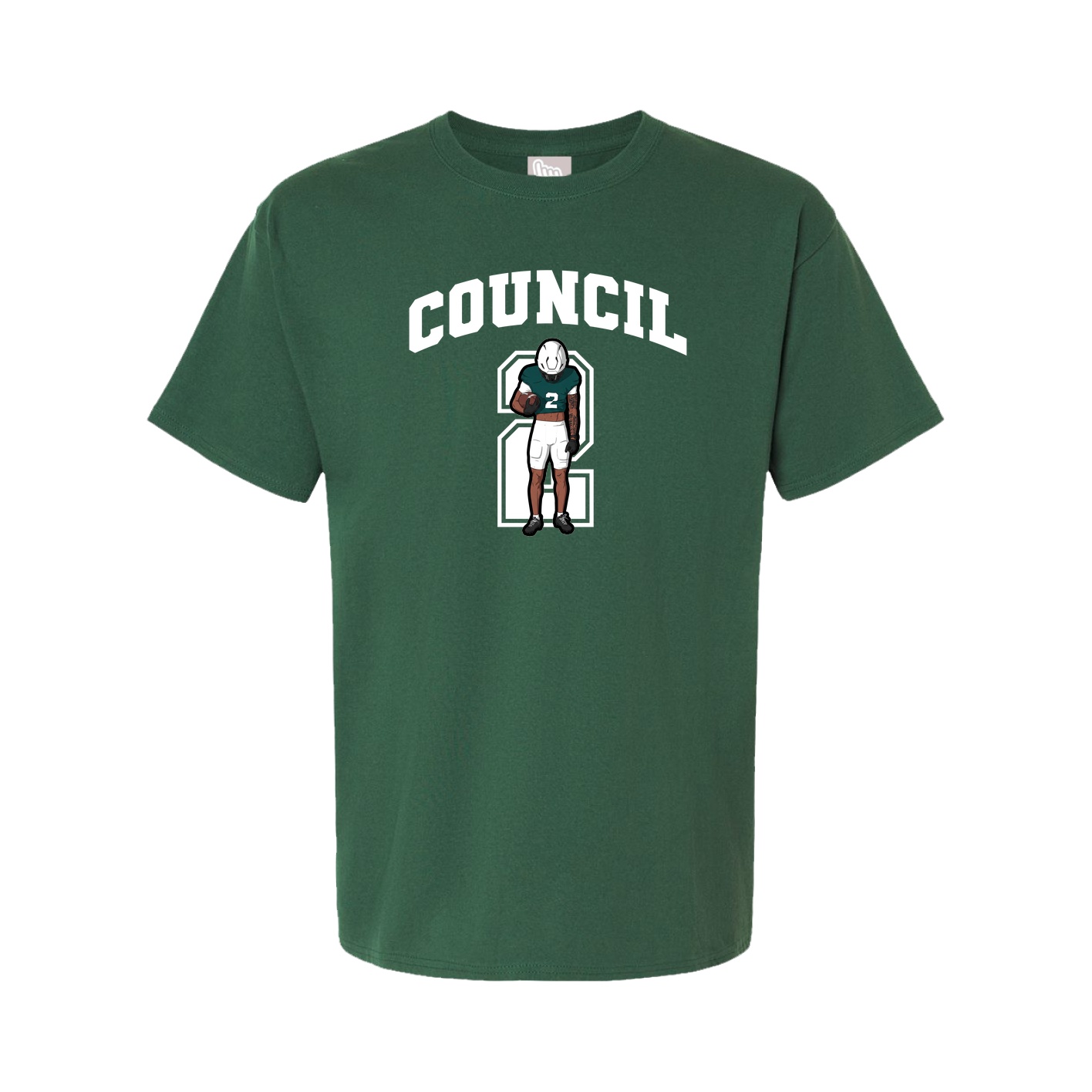 Tee — Number in Green