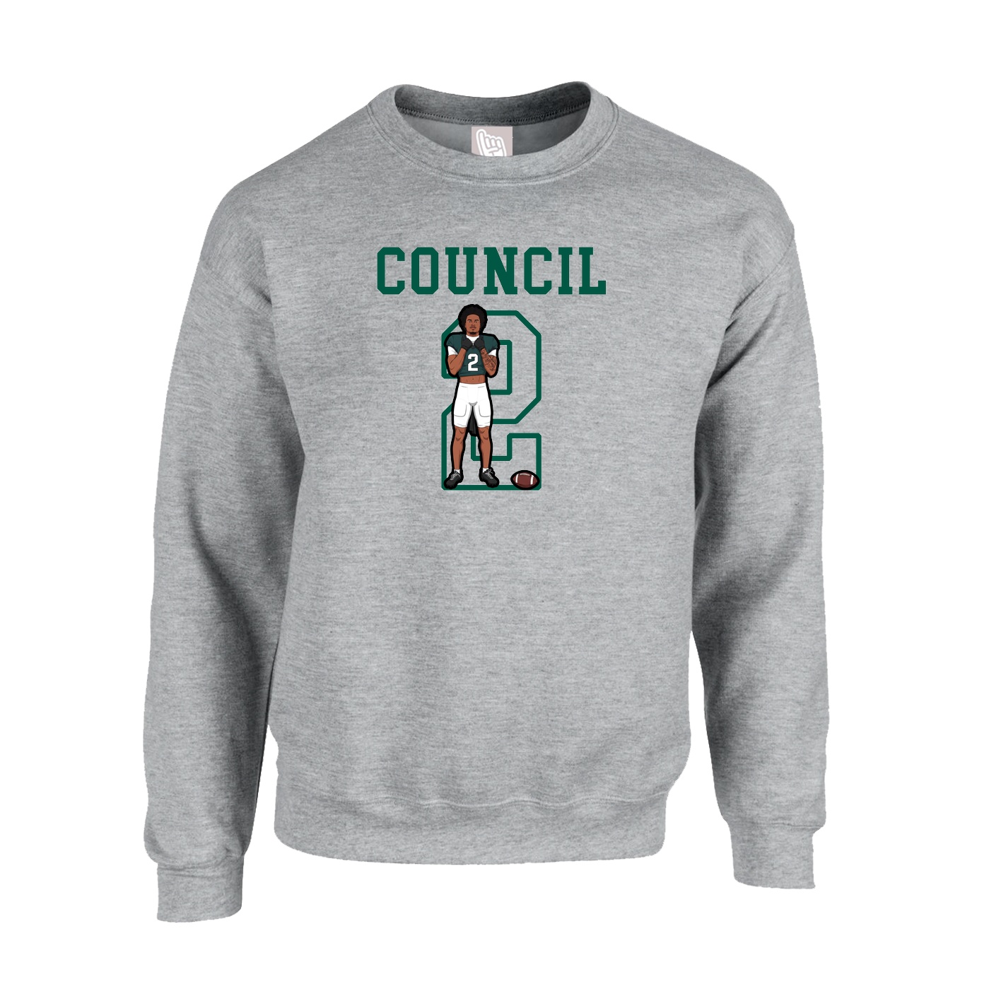 Fleece Crew — Shirsey in Grey