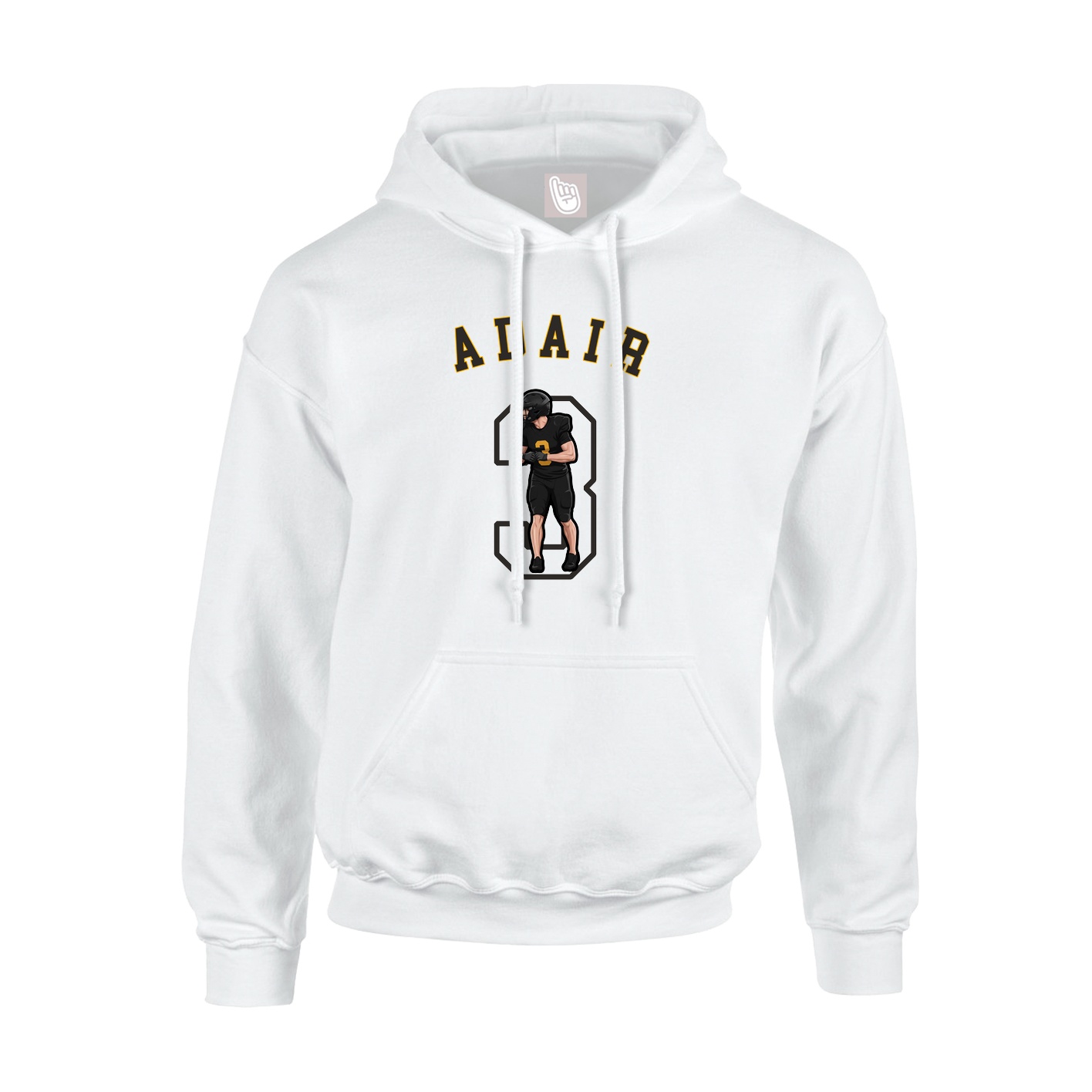 Hoodie — Shirsey Arch in White
