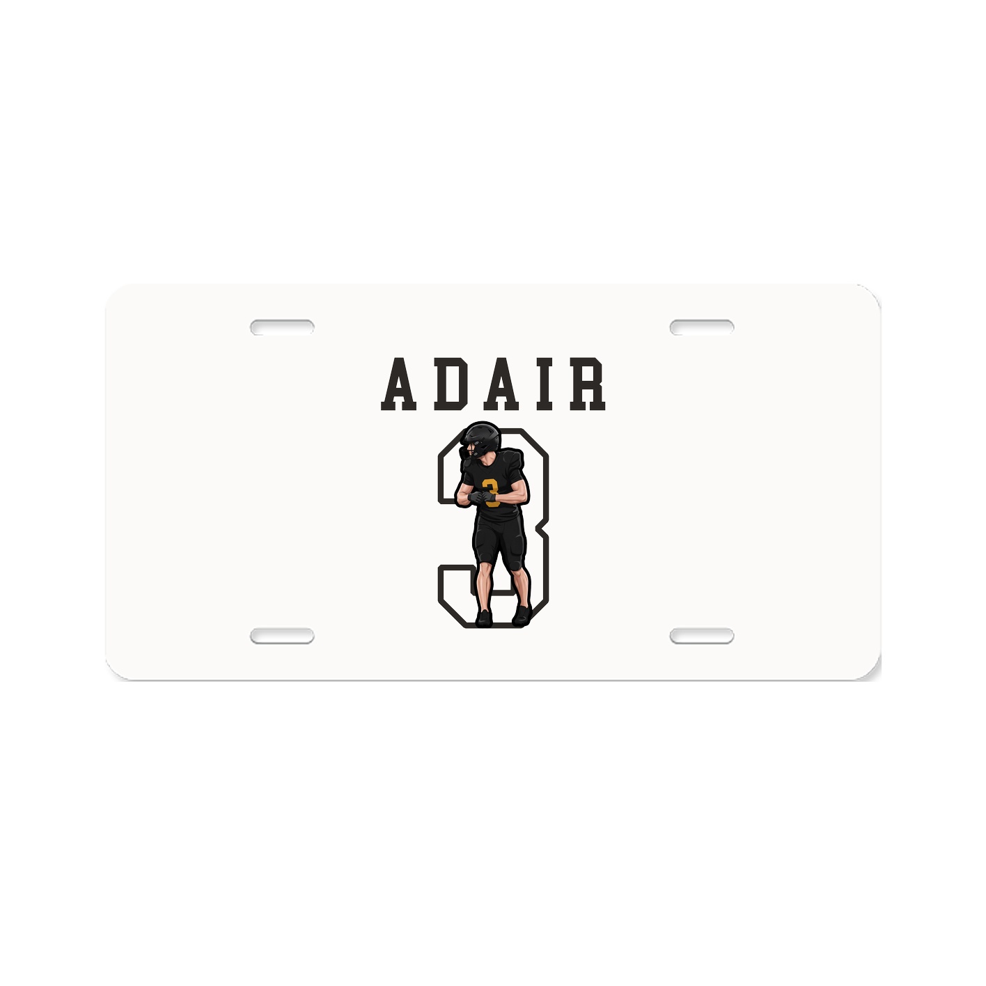 License Plate — Shirsey in Classic