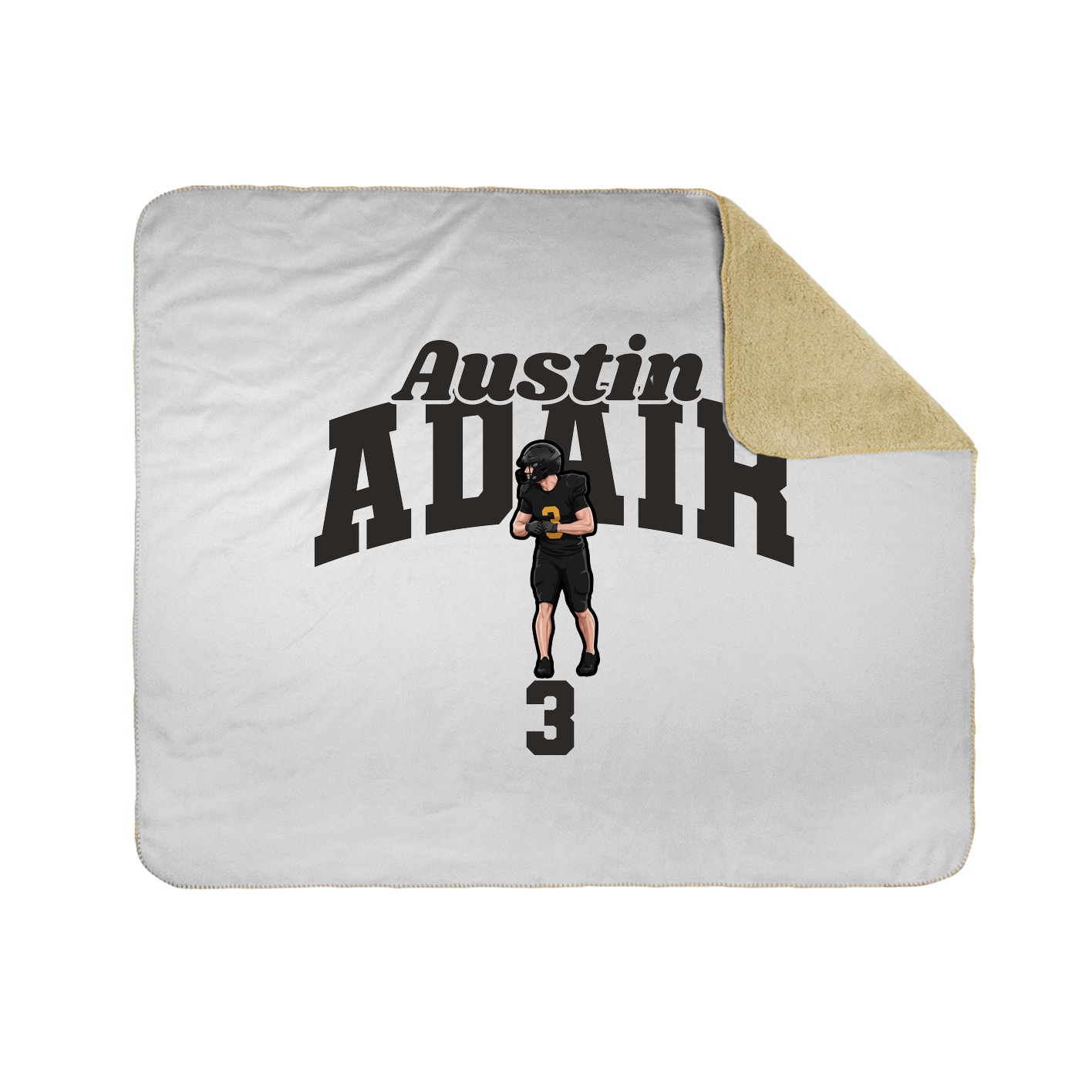 Throw Blanket — Signature Arch in White