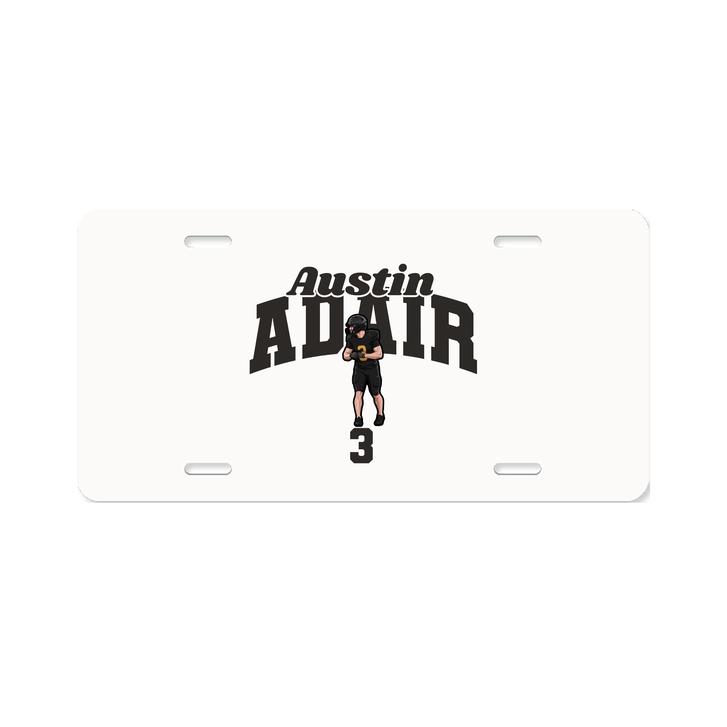 License Plate — Signature Arch in Classic