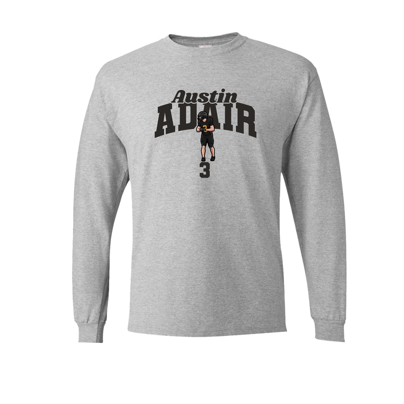 Long Sleeve Tee — Signature Arch in Grey