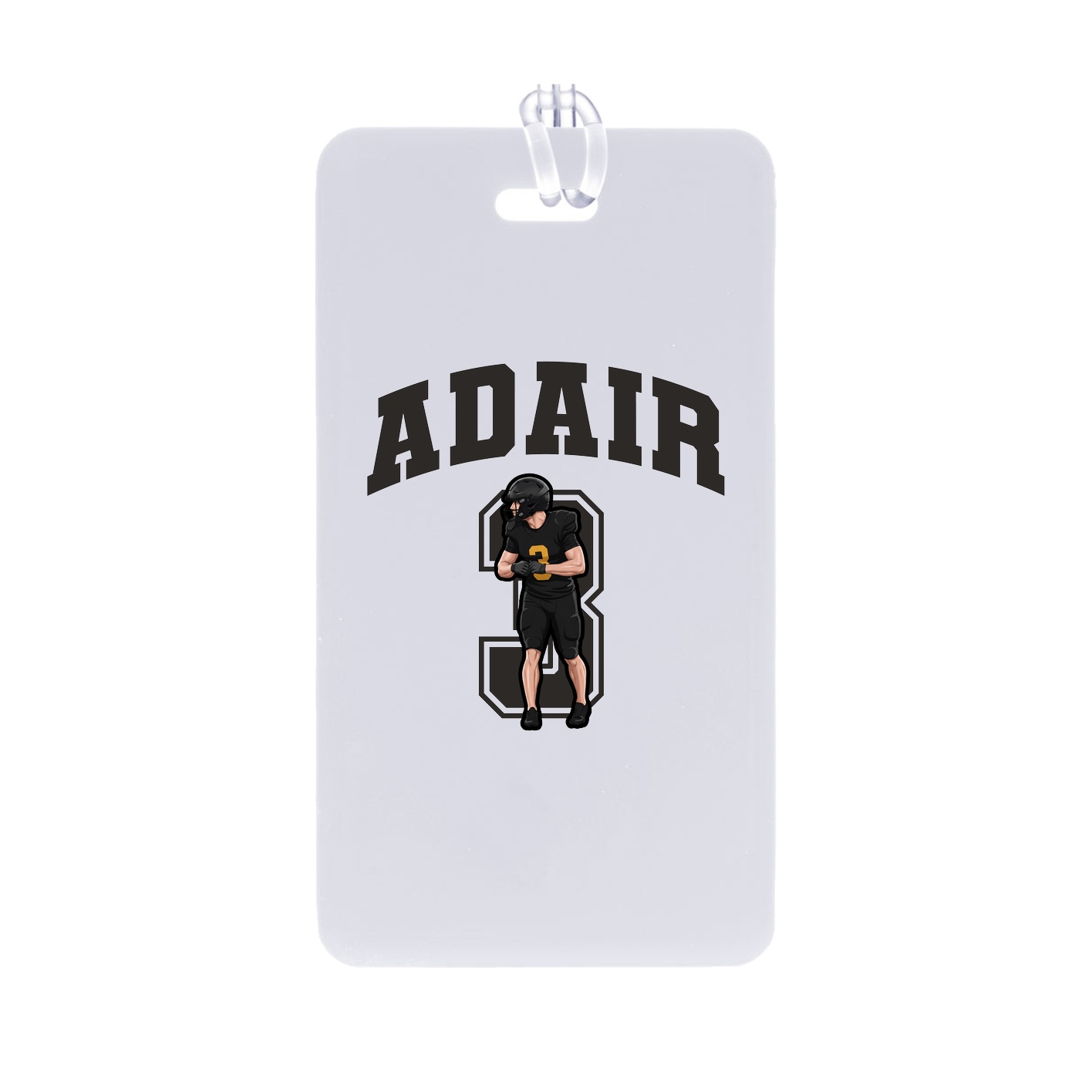 Bag Tag — Number in Classic