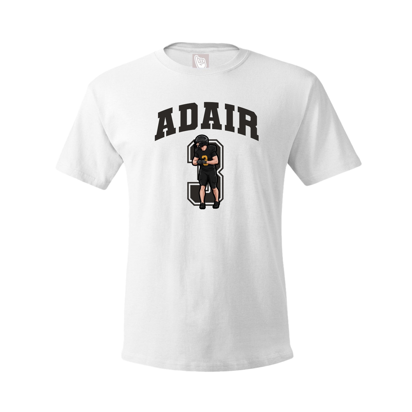 Tee — Number in White