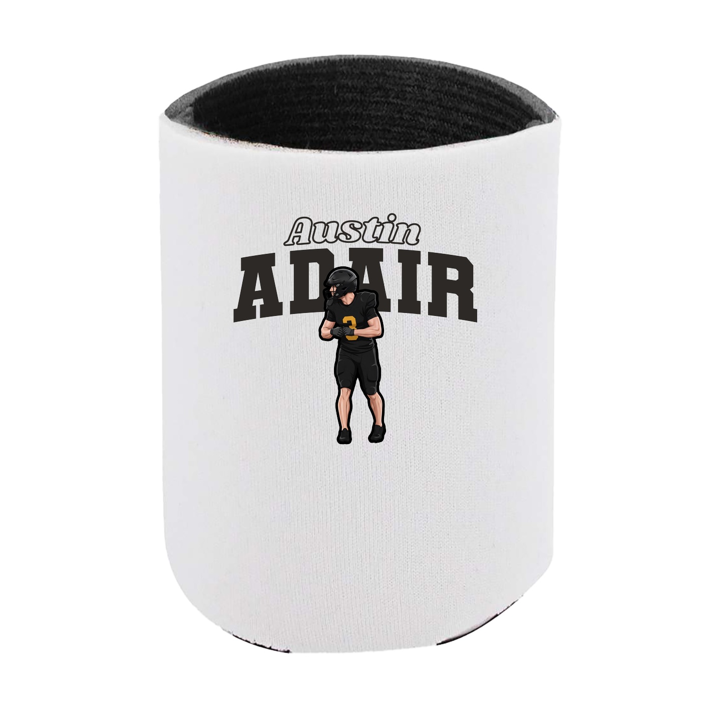 Can Holder — Name Arch in White