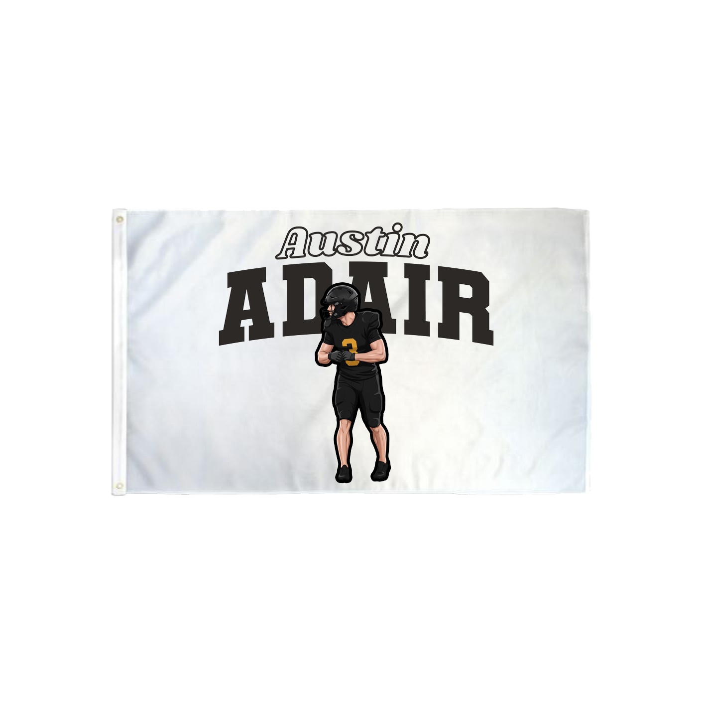 3x5 Flag — Name Arch in Classic