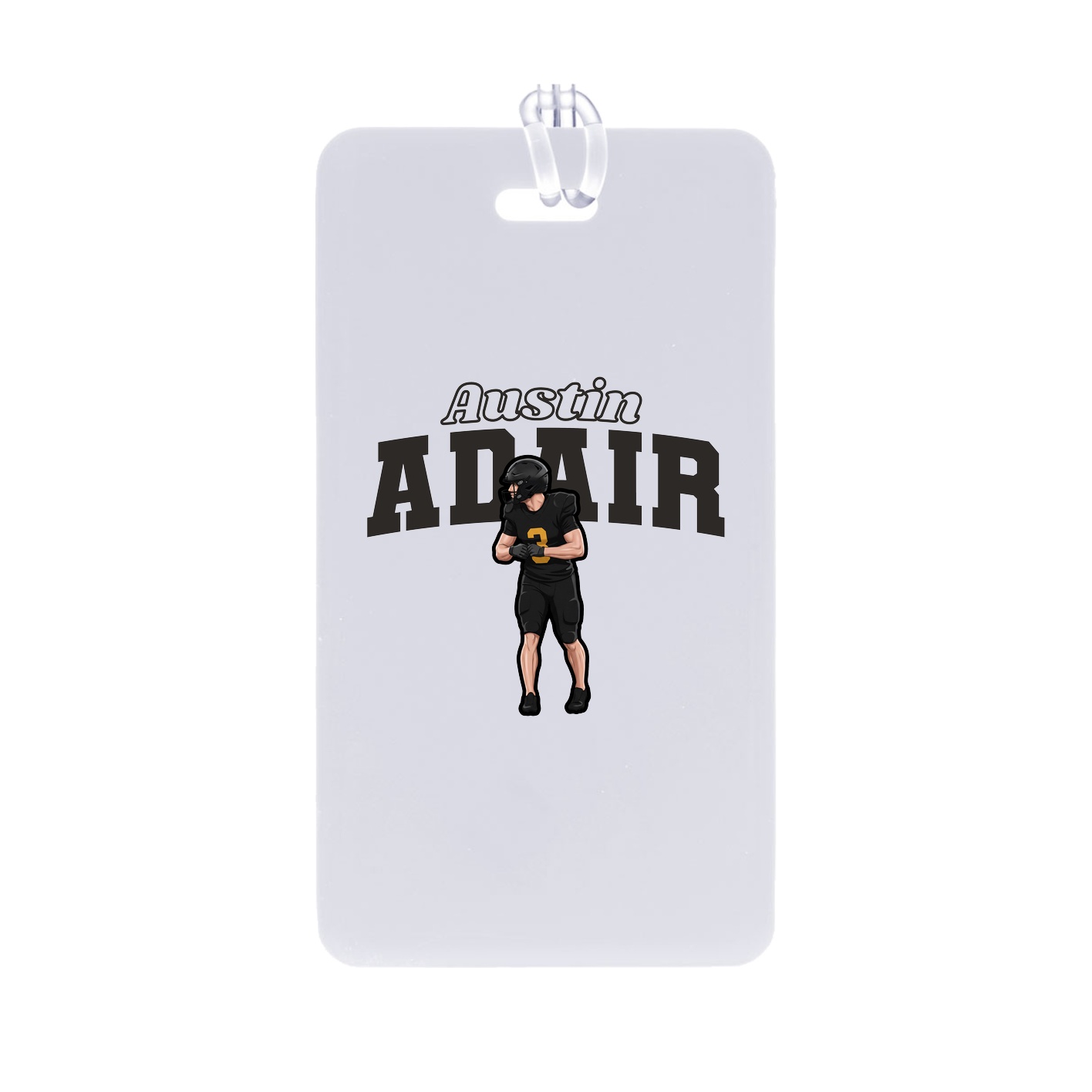 Bag Tag — Name Arch in Classic