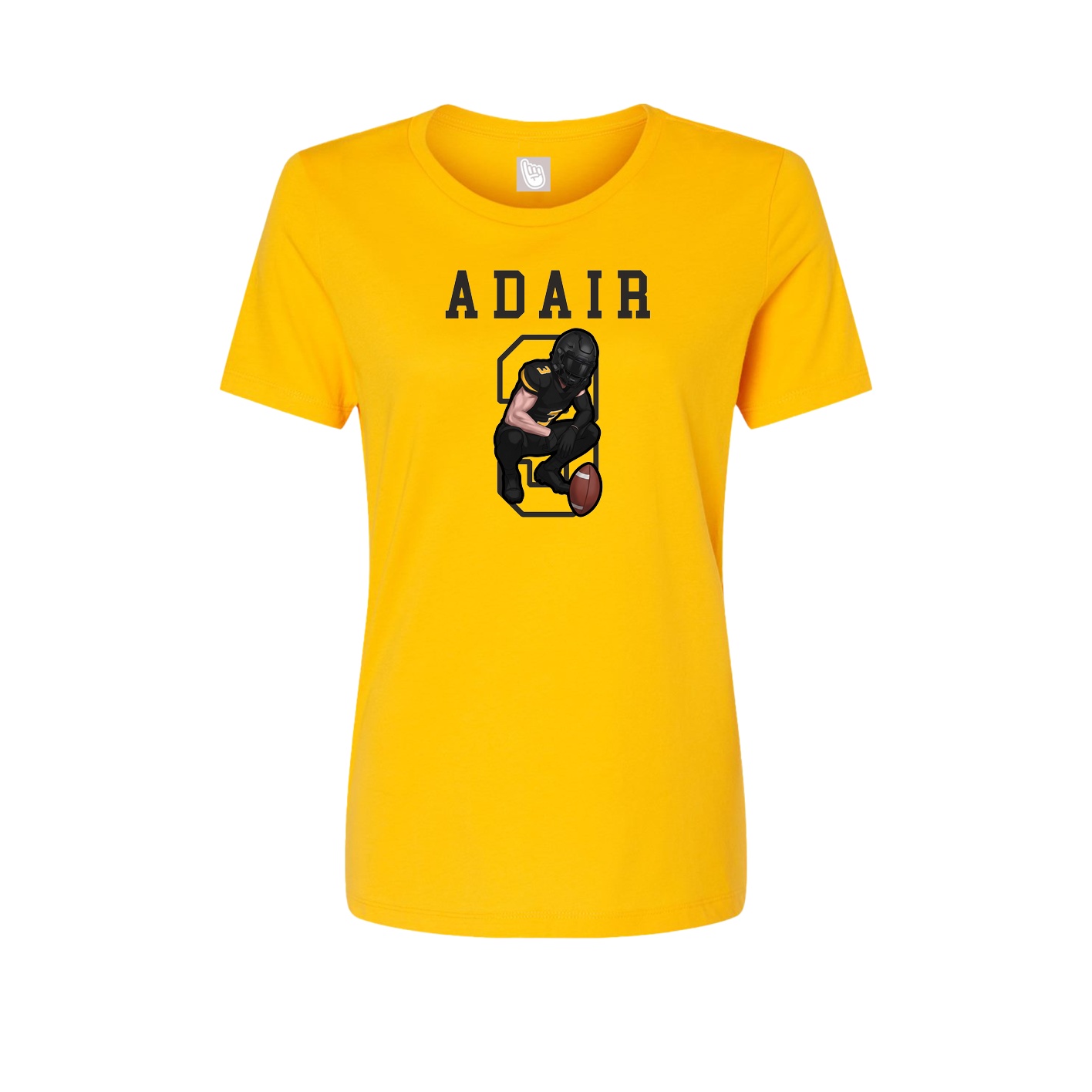Fitted Women's Tee — Shirsey in Gold
