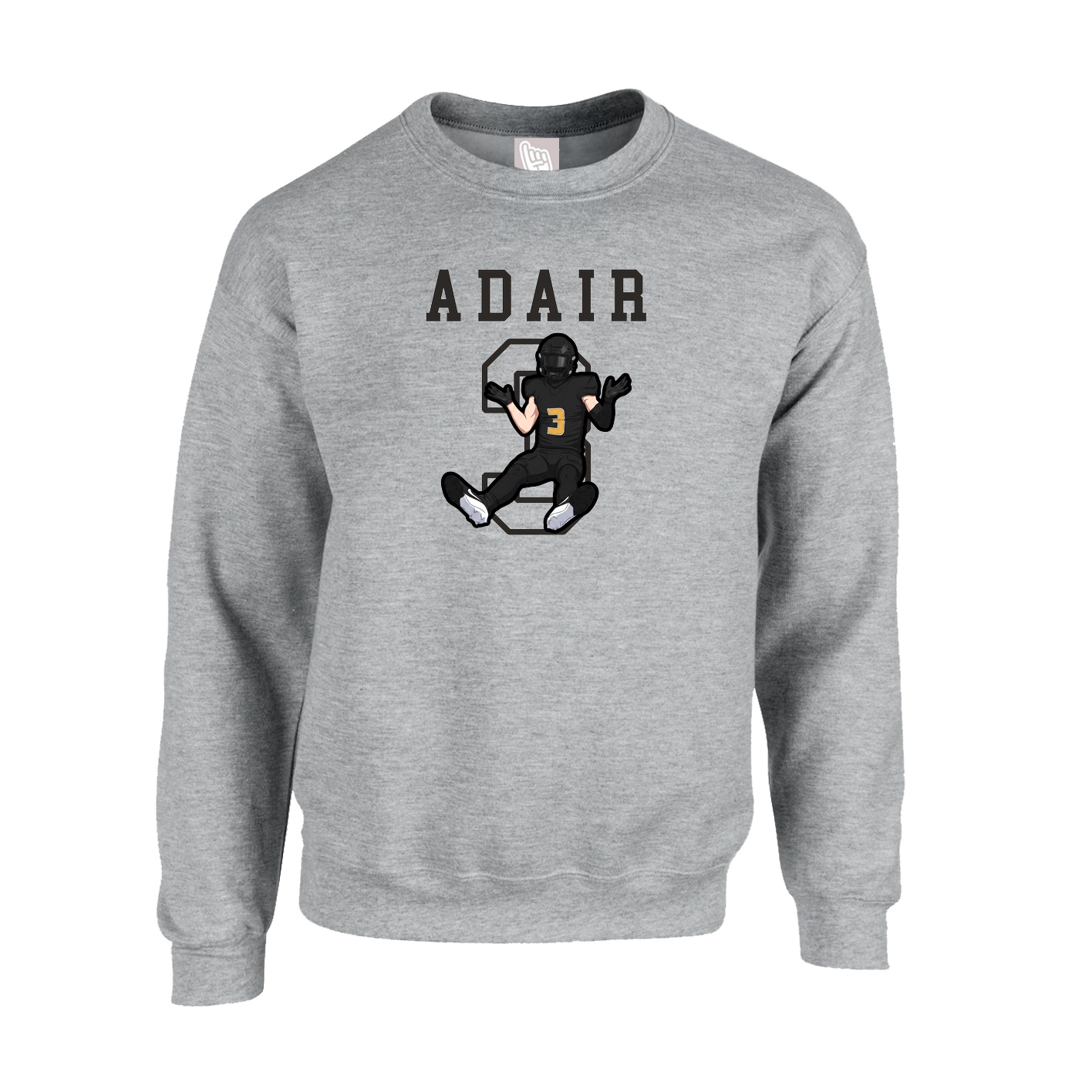 Fleece Crew — Shirsey in Grey