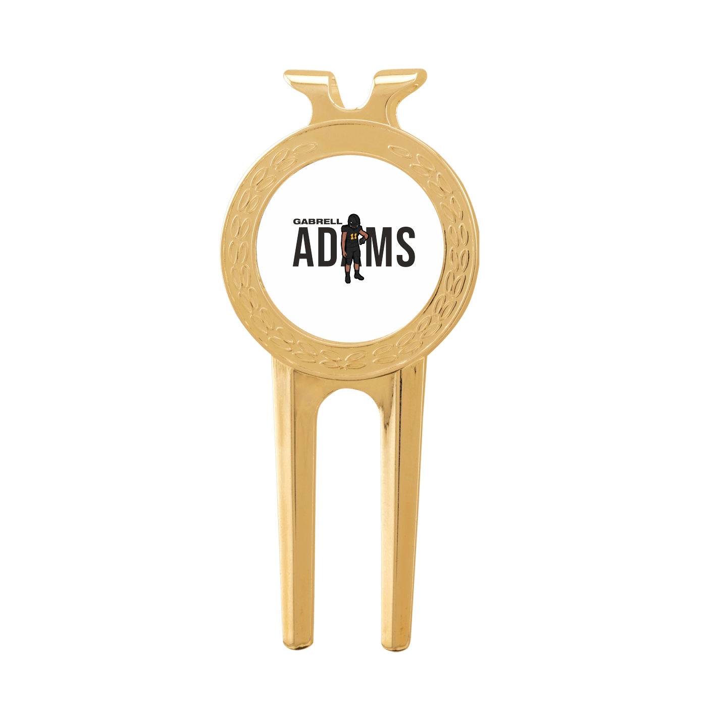 Divot Tool with Ball Marker — Player Name in Classic