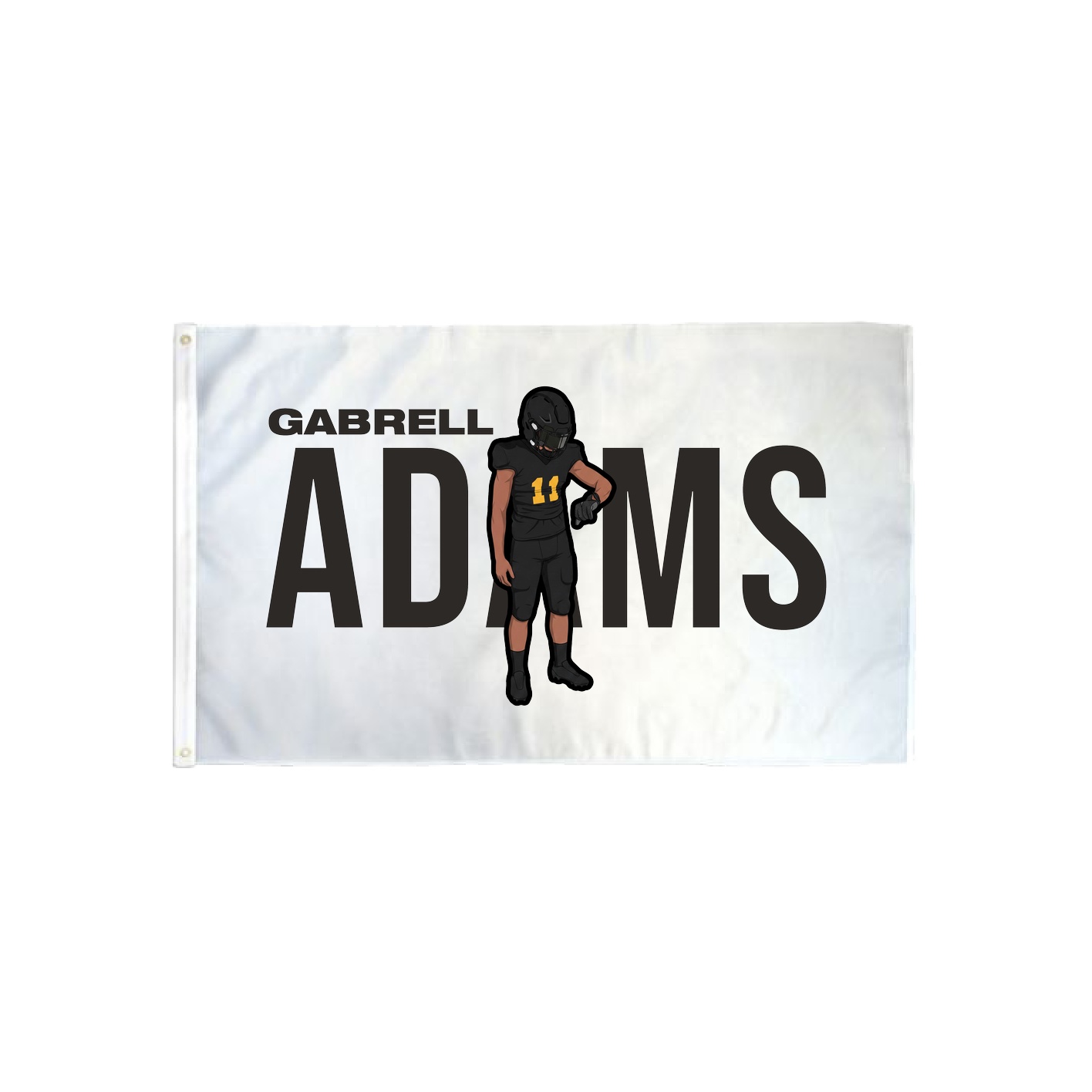 3x5 Flag — Player Name in Classic