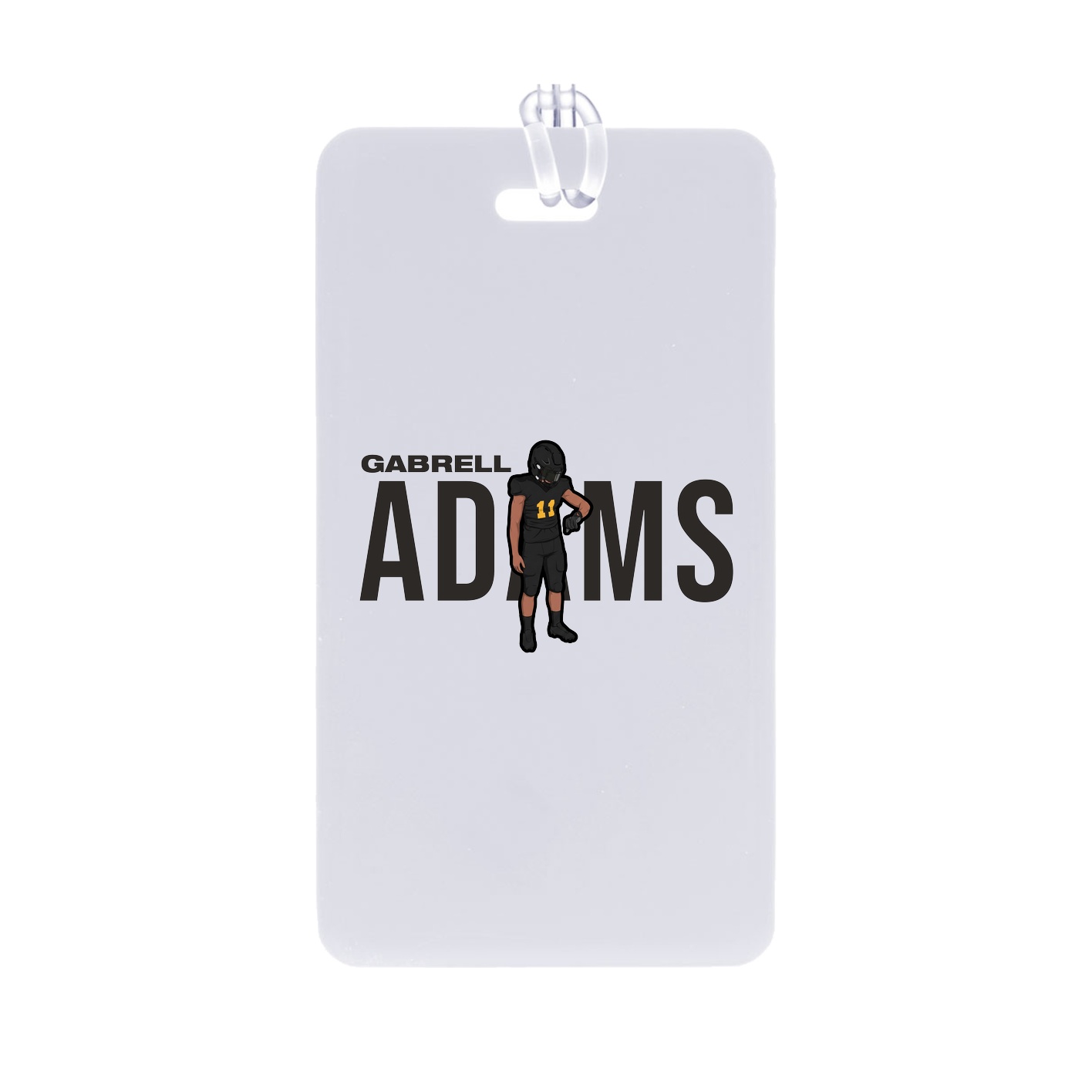 Bag Tag — Player Name in Classic