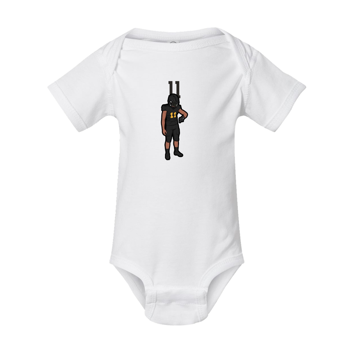 Baby Onesie — Number Top in White
