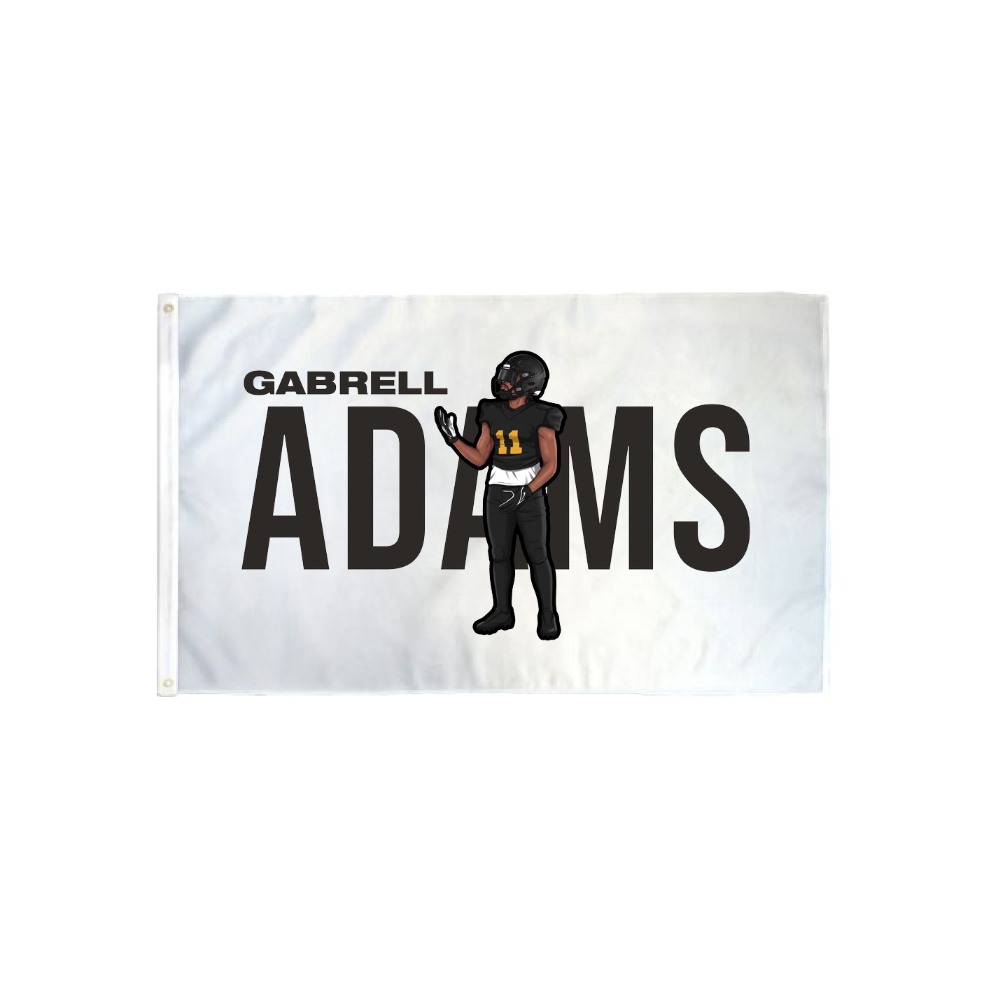 3x5 Flag — Player Name in Classic
