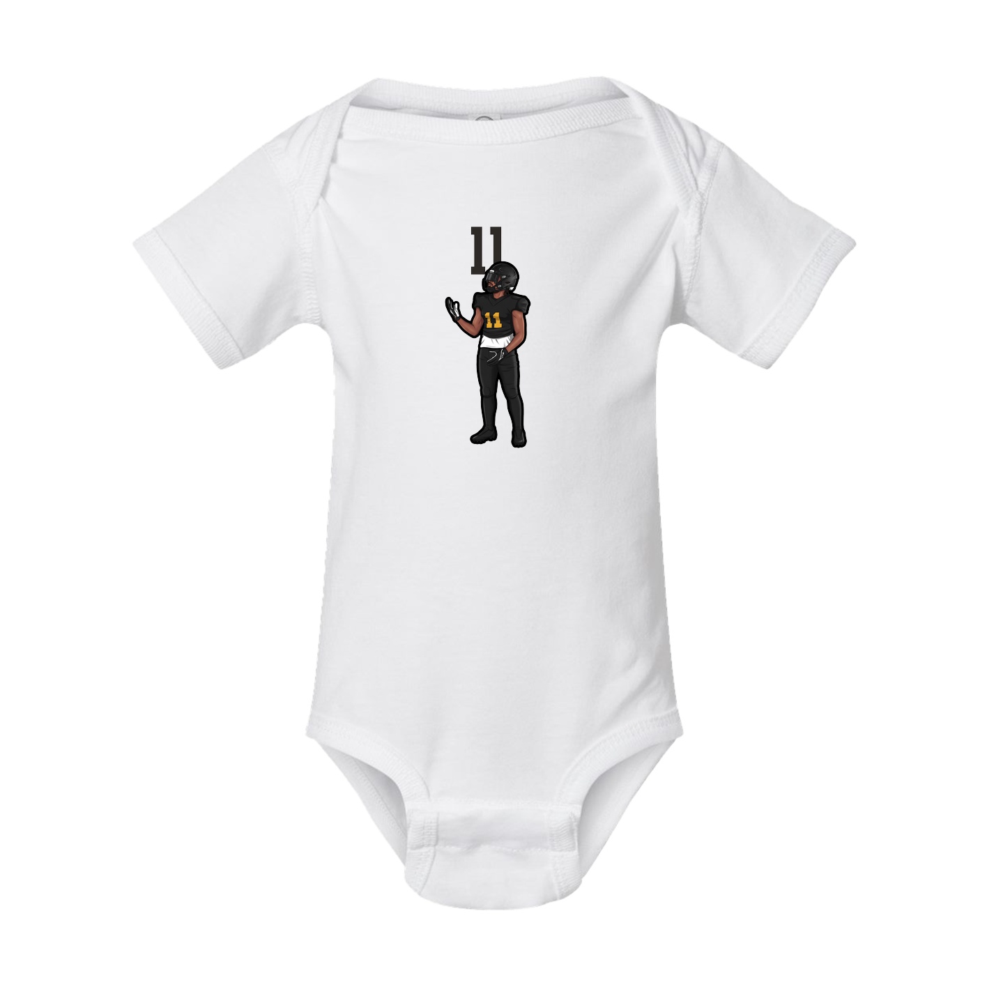 Baby Onesie — Number Top in White