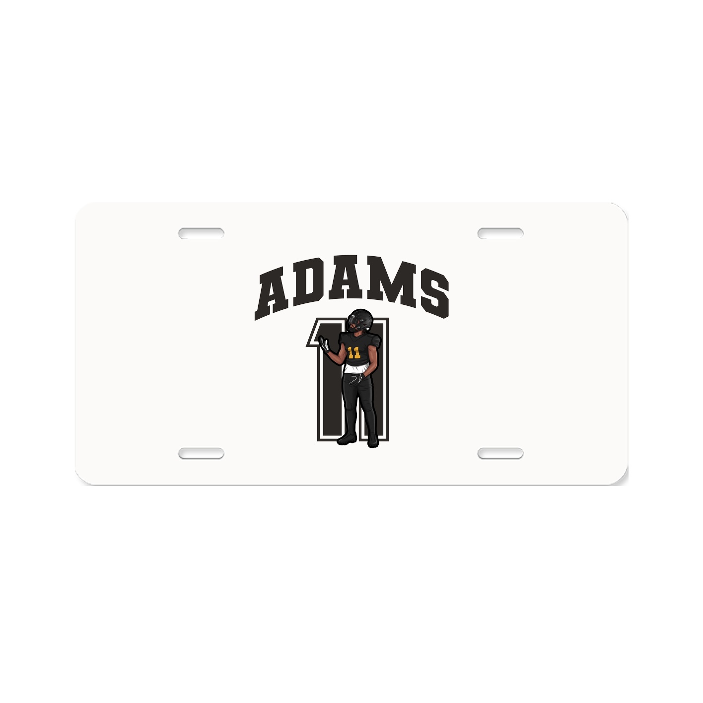 License Plate — Number in Classic