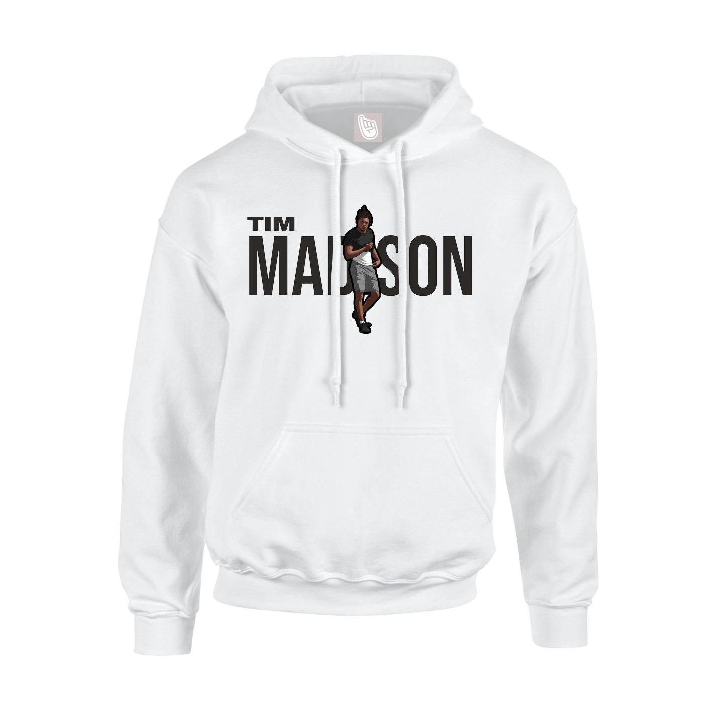 Hoodie — Player Name in White