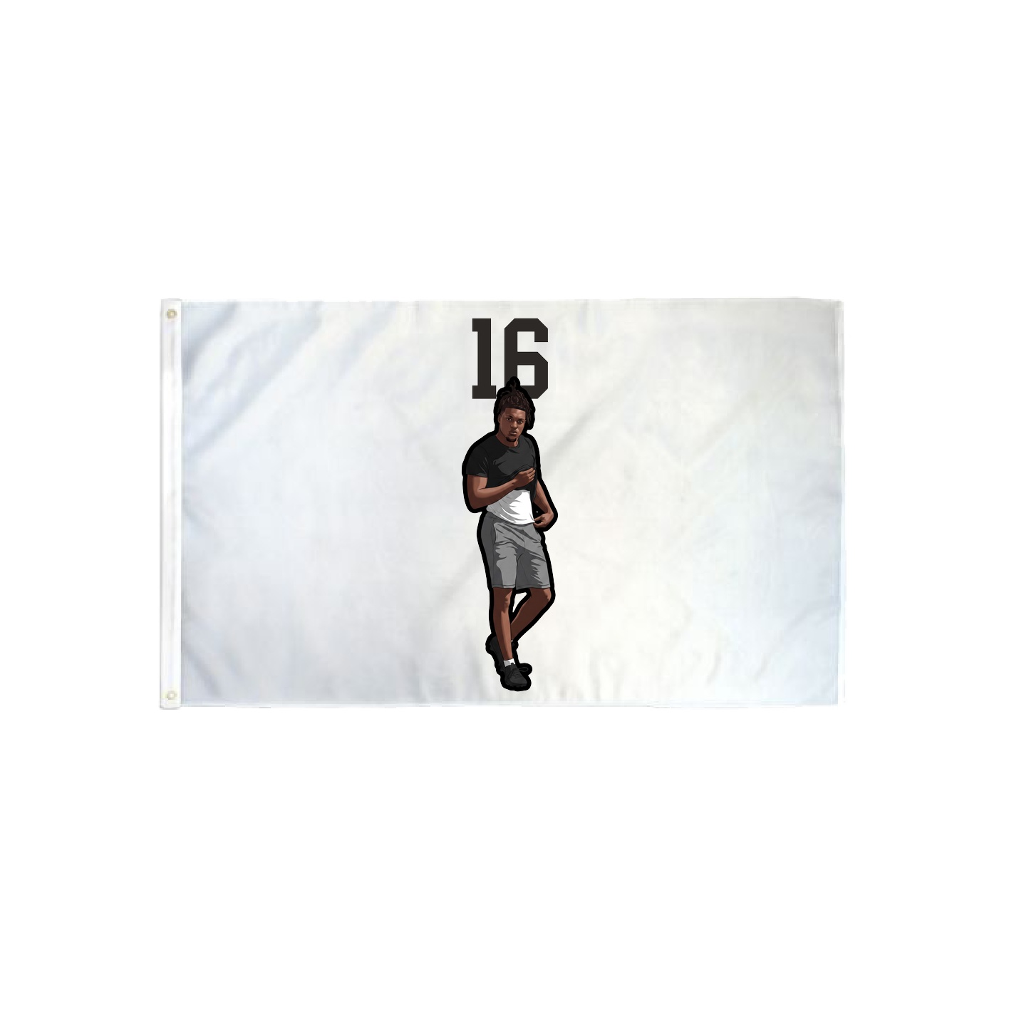 3x5 Flag — Number Top in Classic