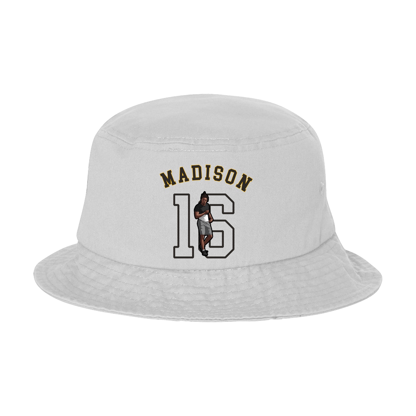 Bucket Cap — Shirsey Arch in White