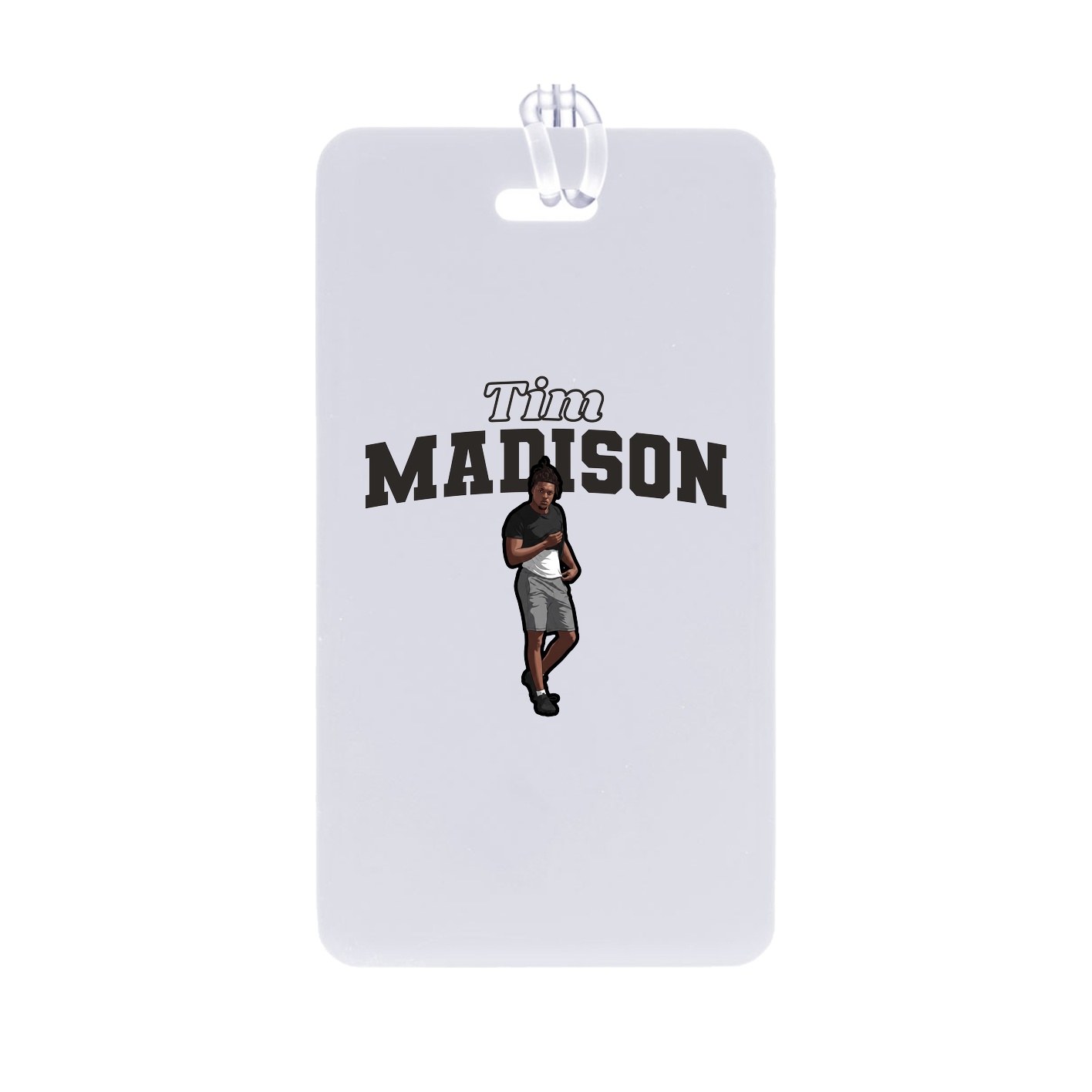 Bag Tag — Name Arch in Classic