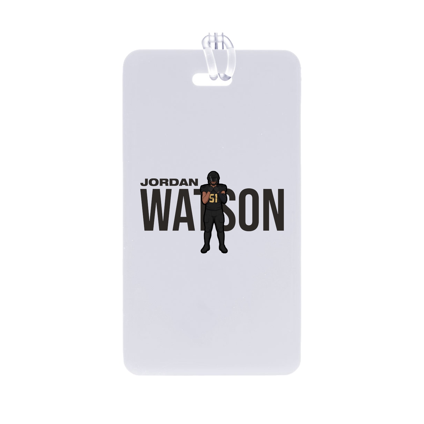 Bag Tag — Player Name in Classic