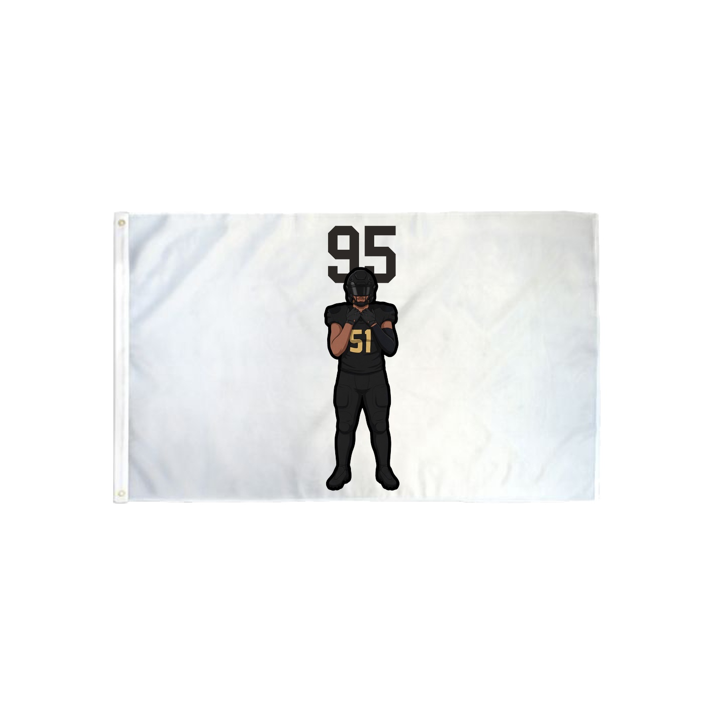 3x5 Flag — Number Top in Classic