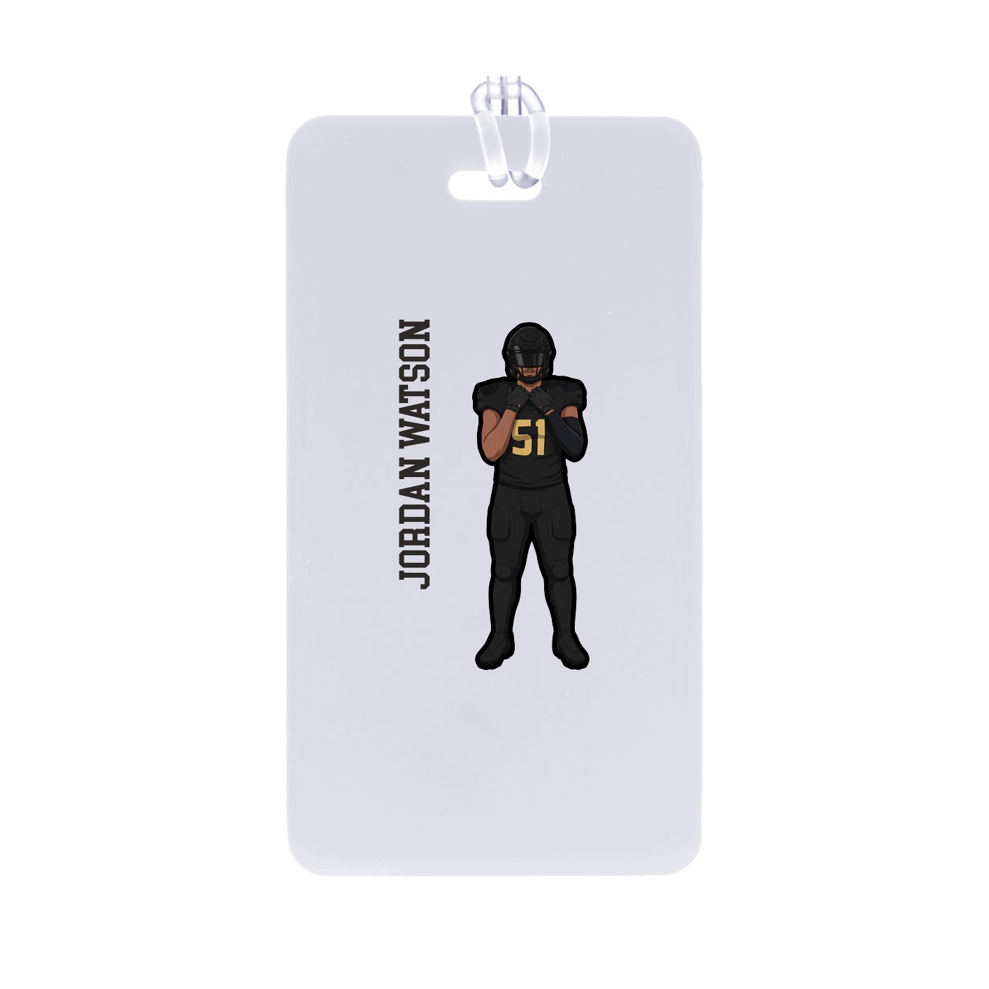 Bag Tag — Name Vertical in Classic