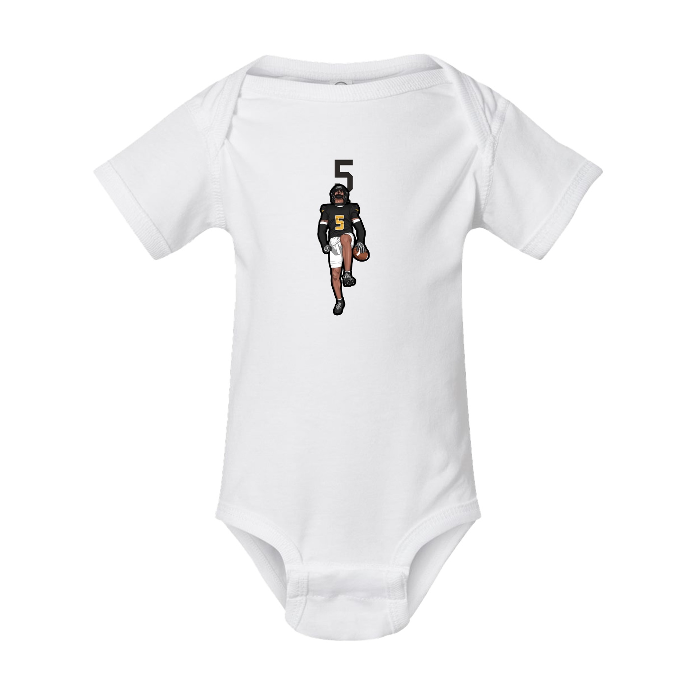 Baby Onesie — Number Top in White