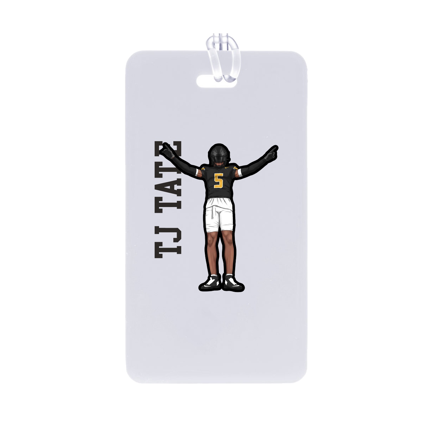 Bag Tag — Name Vertical in Classic