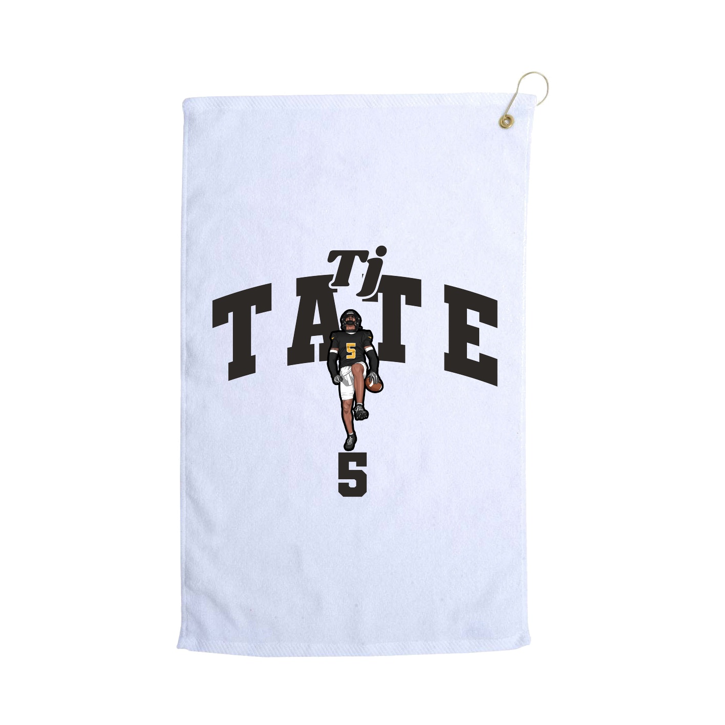 Golf Towel — Signature Arch in White