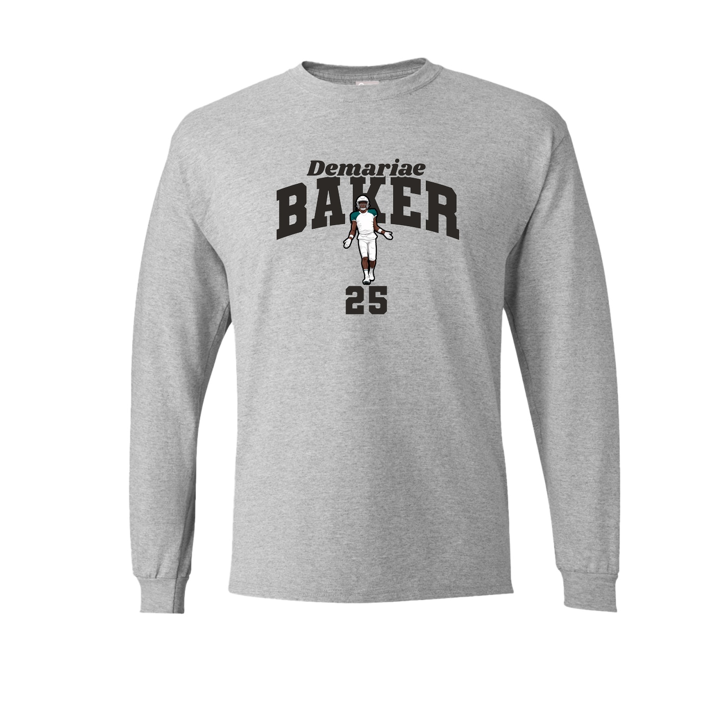 Long Sleeve Tee — Signature Arch in Grey