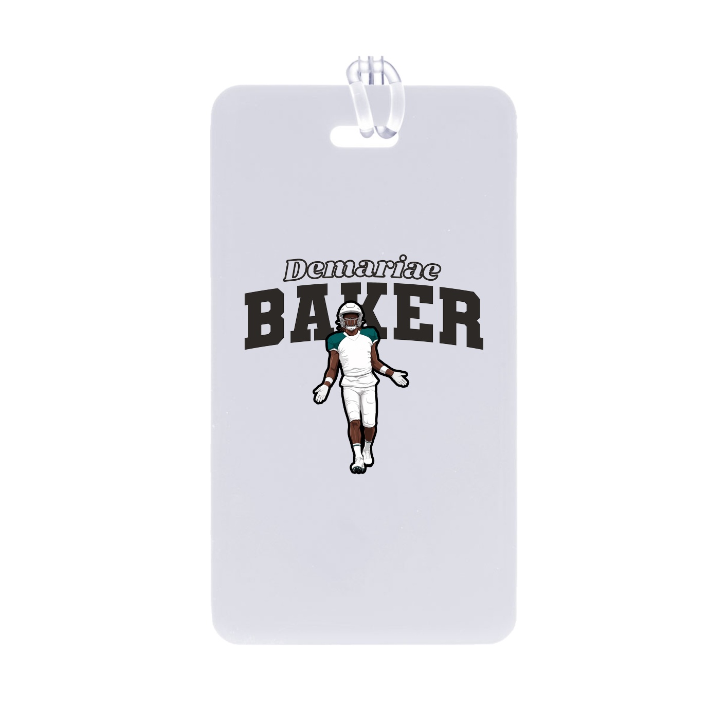 Bag Tag — Name Arch in Classic